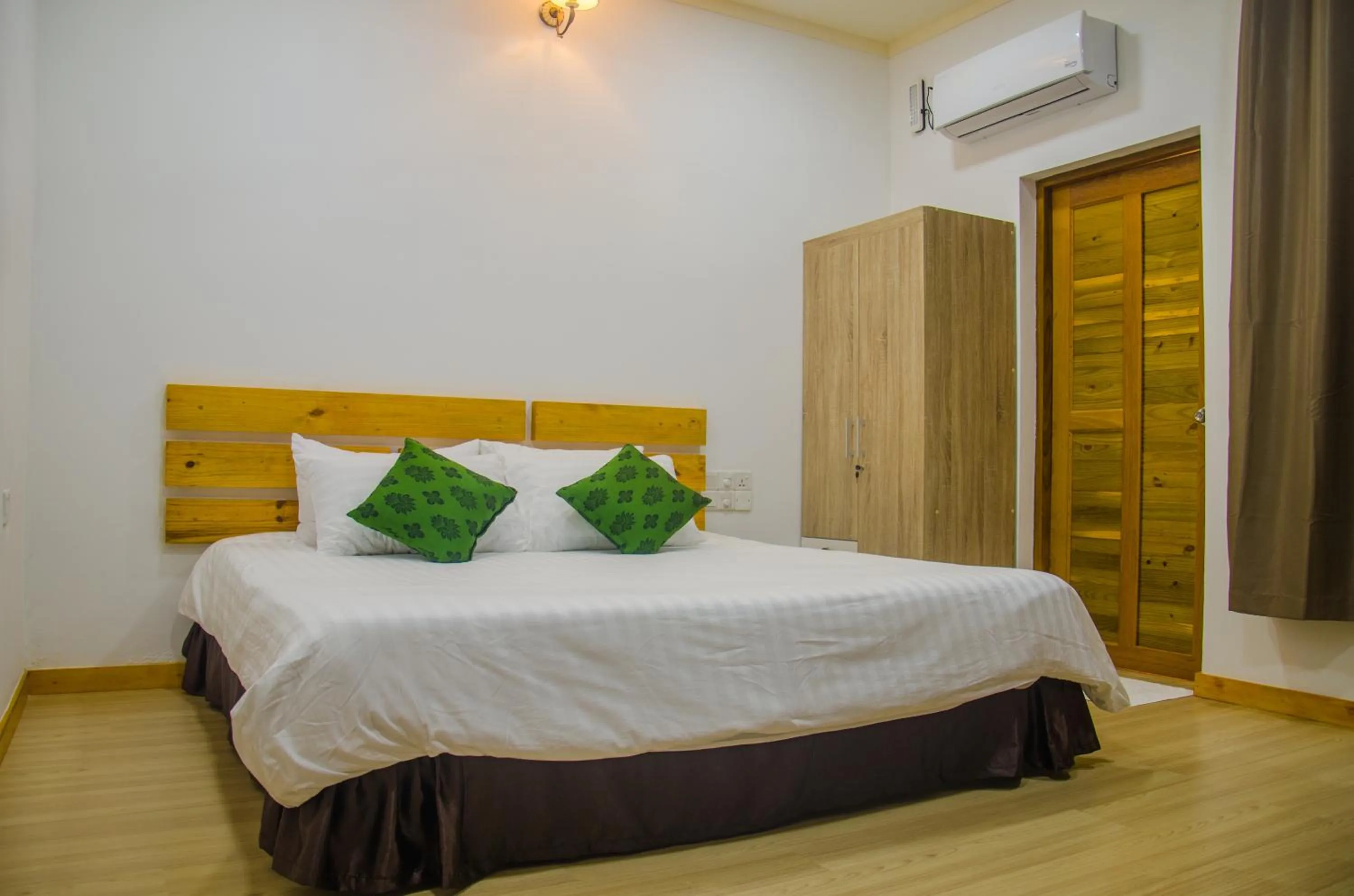 Bedroom, Bed in Holiday Garden Rasdhoo