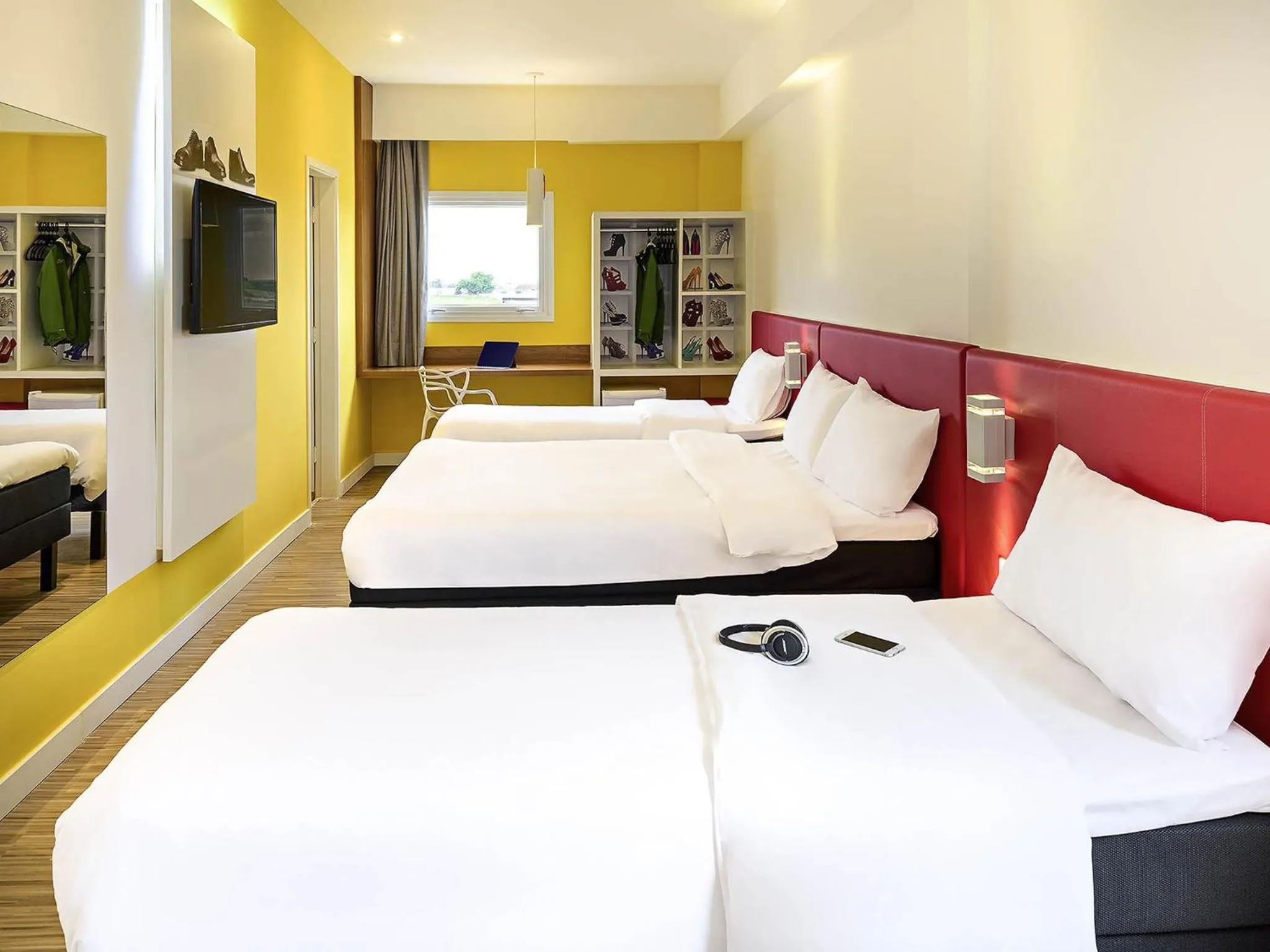 Bedroom, Bed in ibis Styles Birigui