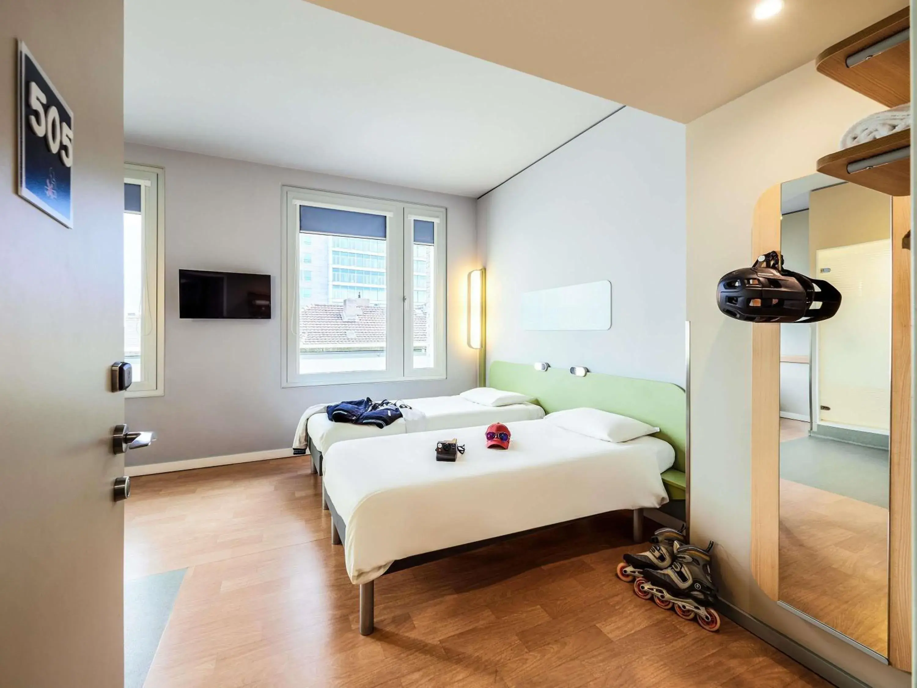 Twin Room - single occupancy in ibis budget Frankfurt City Ost Twin Room - single occupancy in ibis budget Frankfurt City Ost