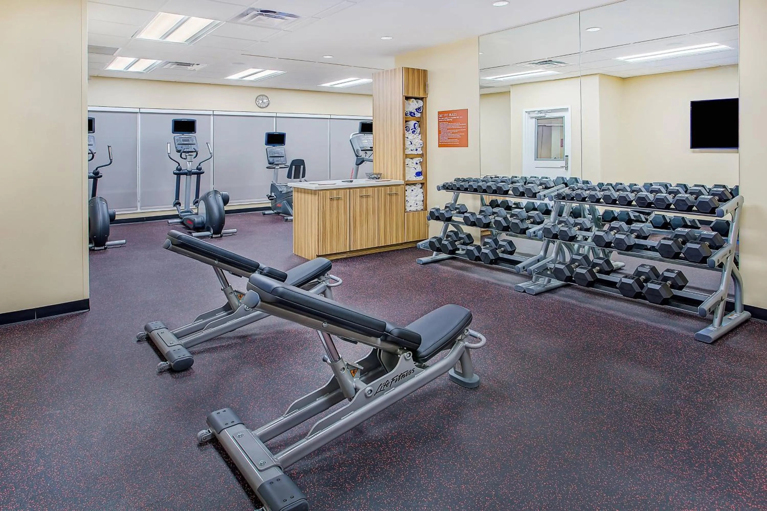 Fitness centre/facilities in TownePlace Suites by Marriott Cookeville