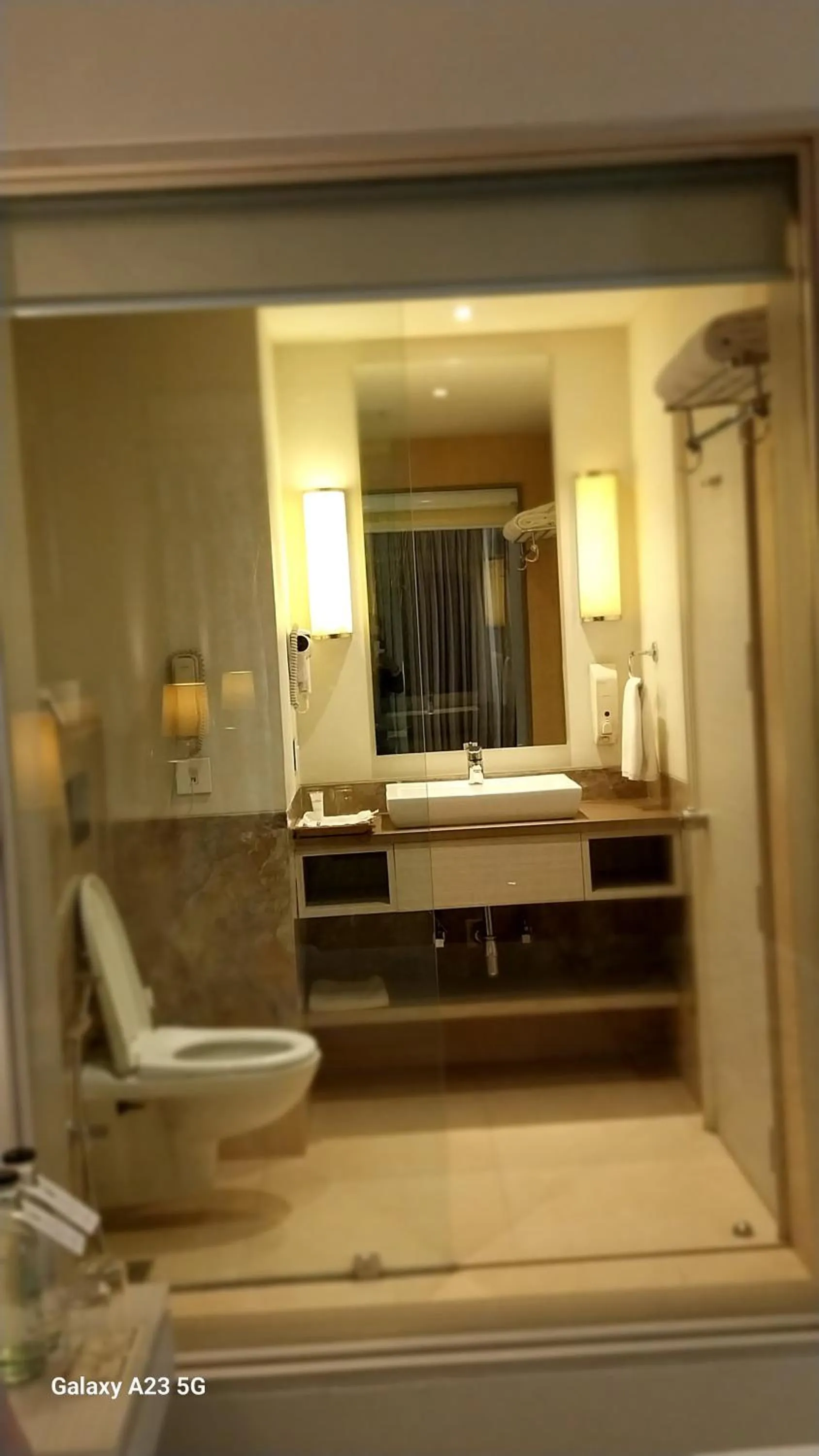 Bathroom in Efcee Sarovar Premiere Bhavnagar