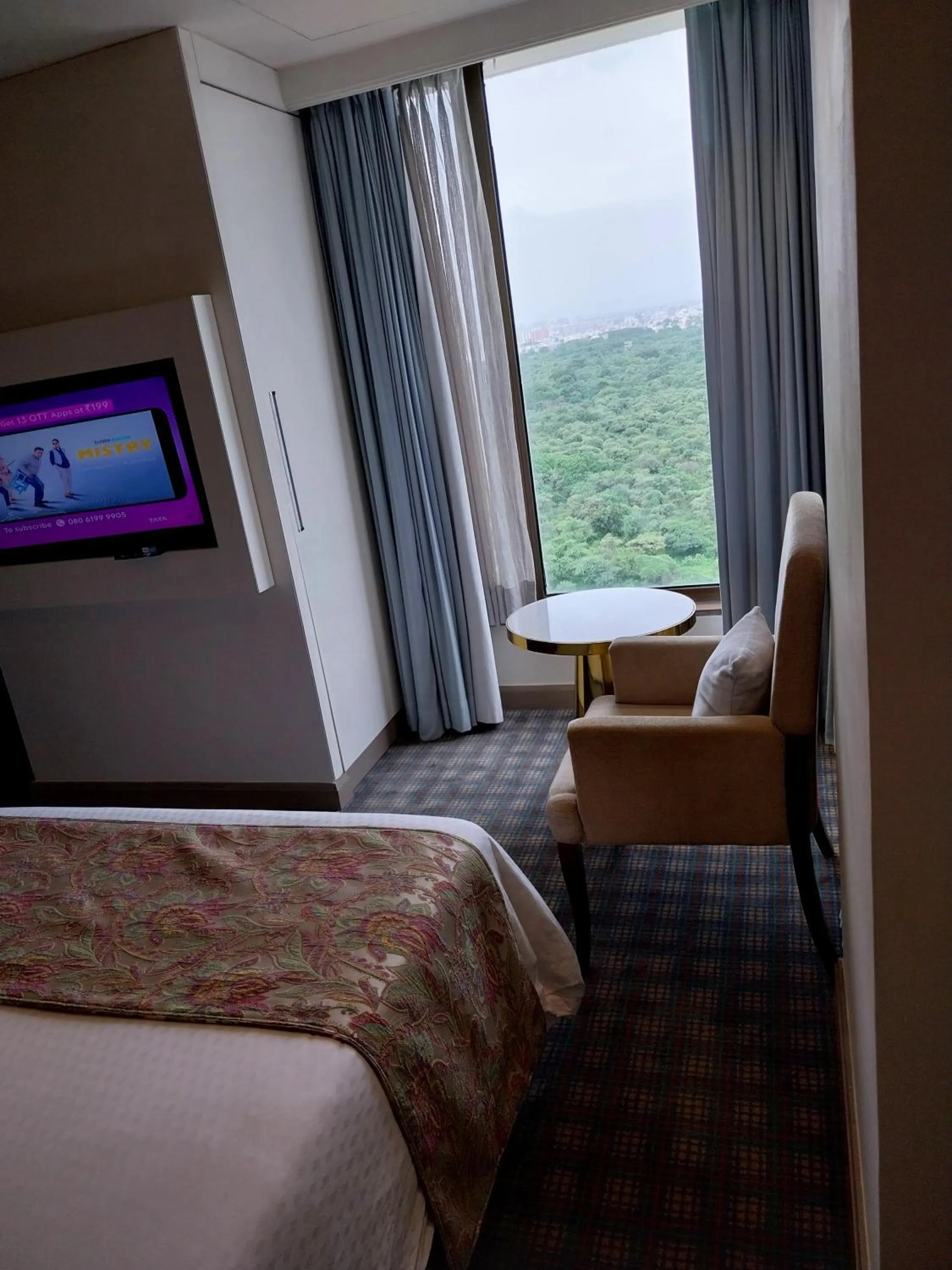 View (from property/room), Bed in Efcee Sarovar Premiere Bhavnagar