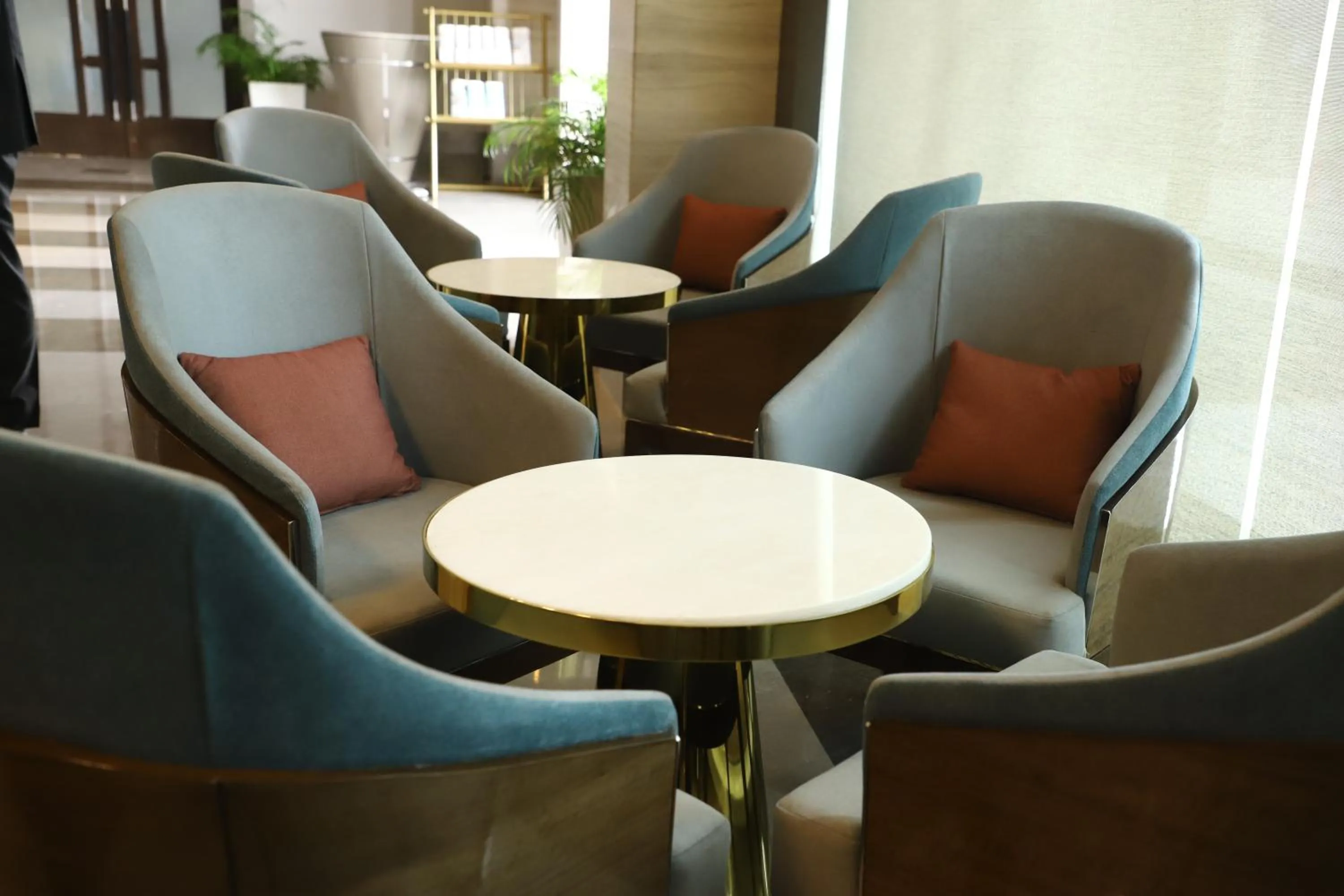 Lobby or reception in Efcee Sarovar Premiere Bhavnagar