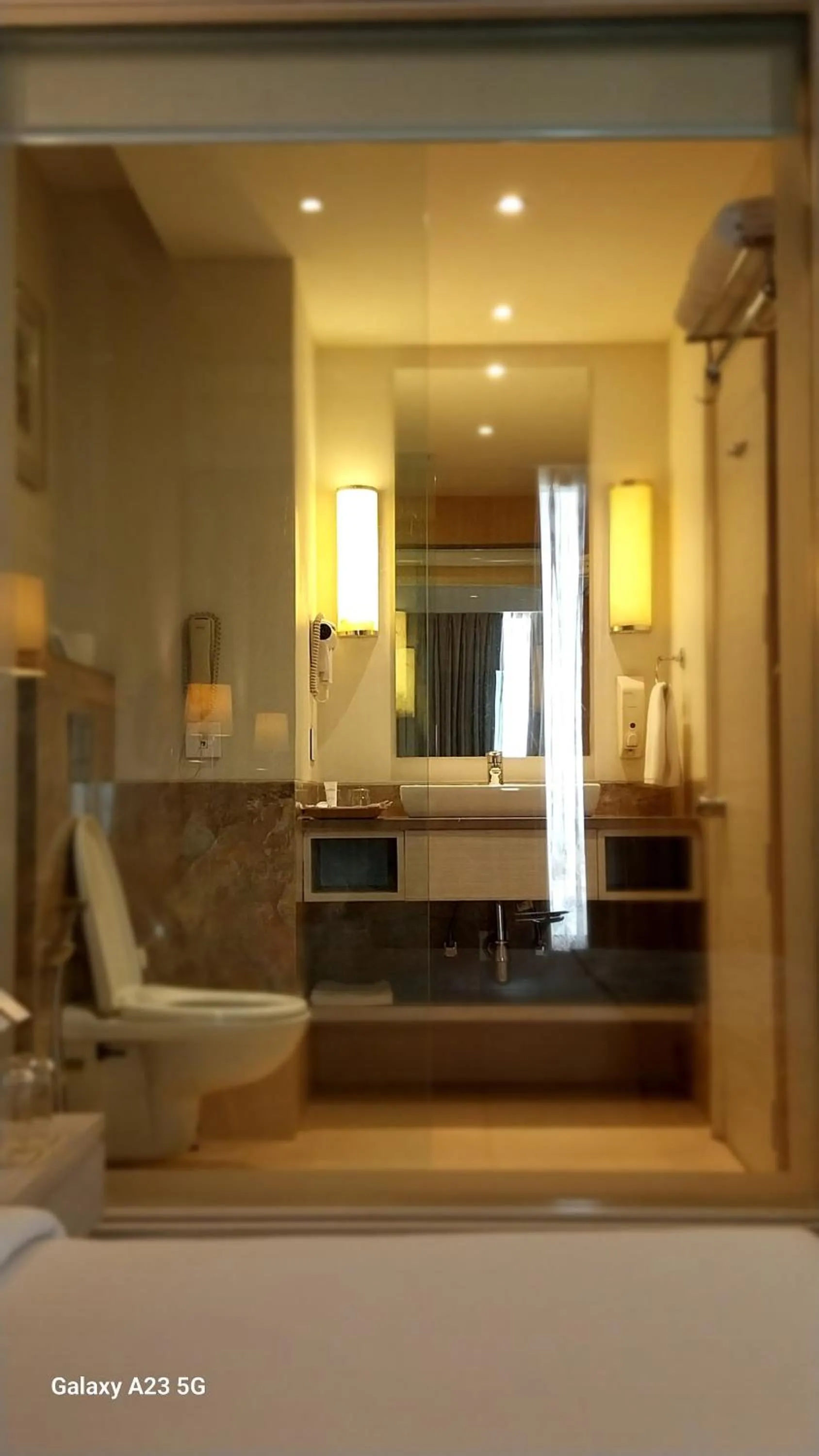 Bathroom in Efcee Sarovar Premiere Bhavnagar