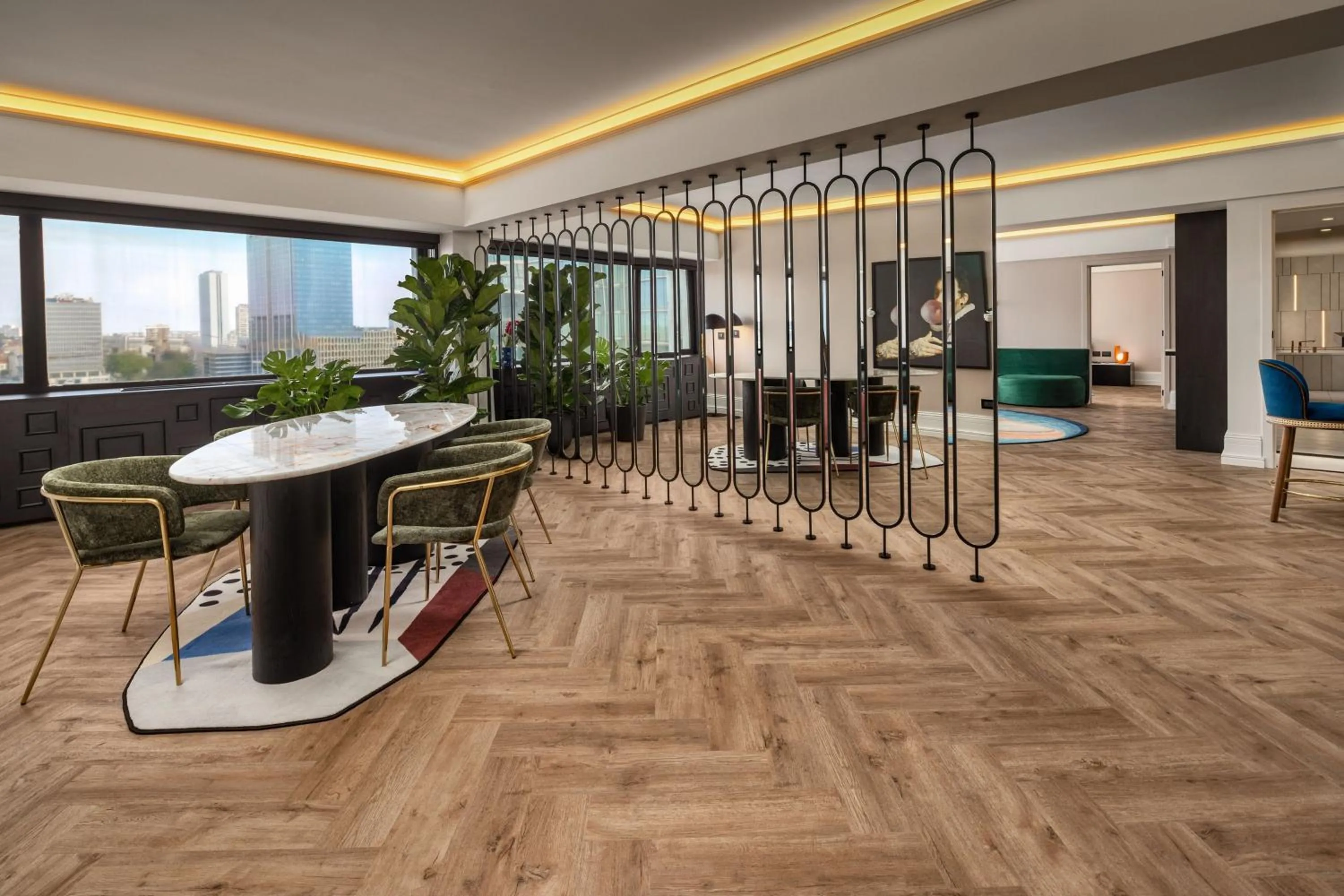 Living room in Cardo Brussels, Autograph Collection