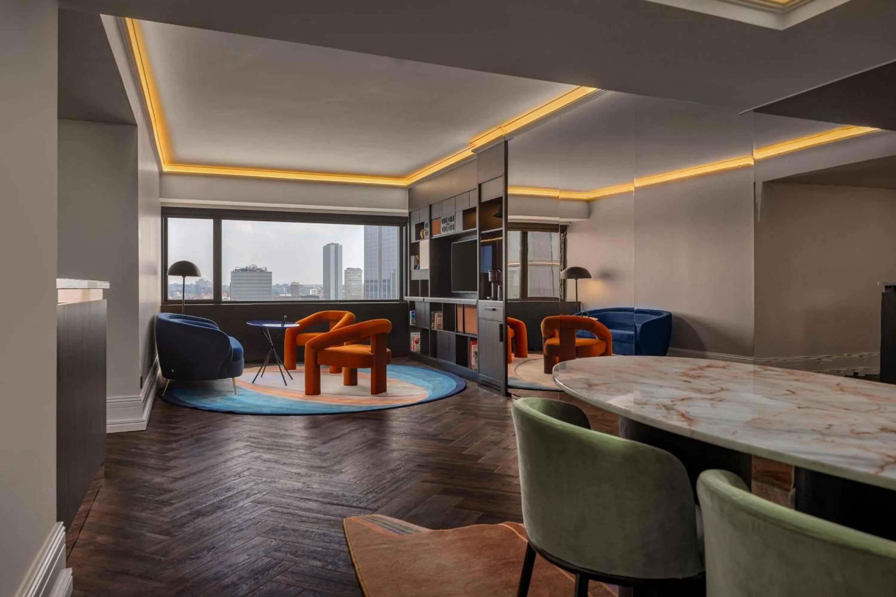 Living room in Cardo Brussels, Autograph Collection