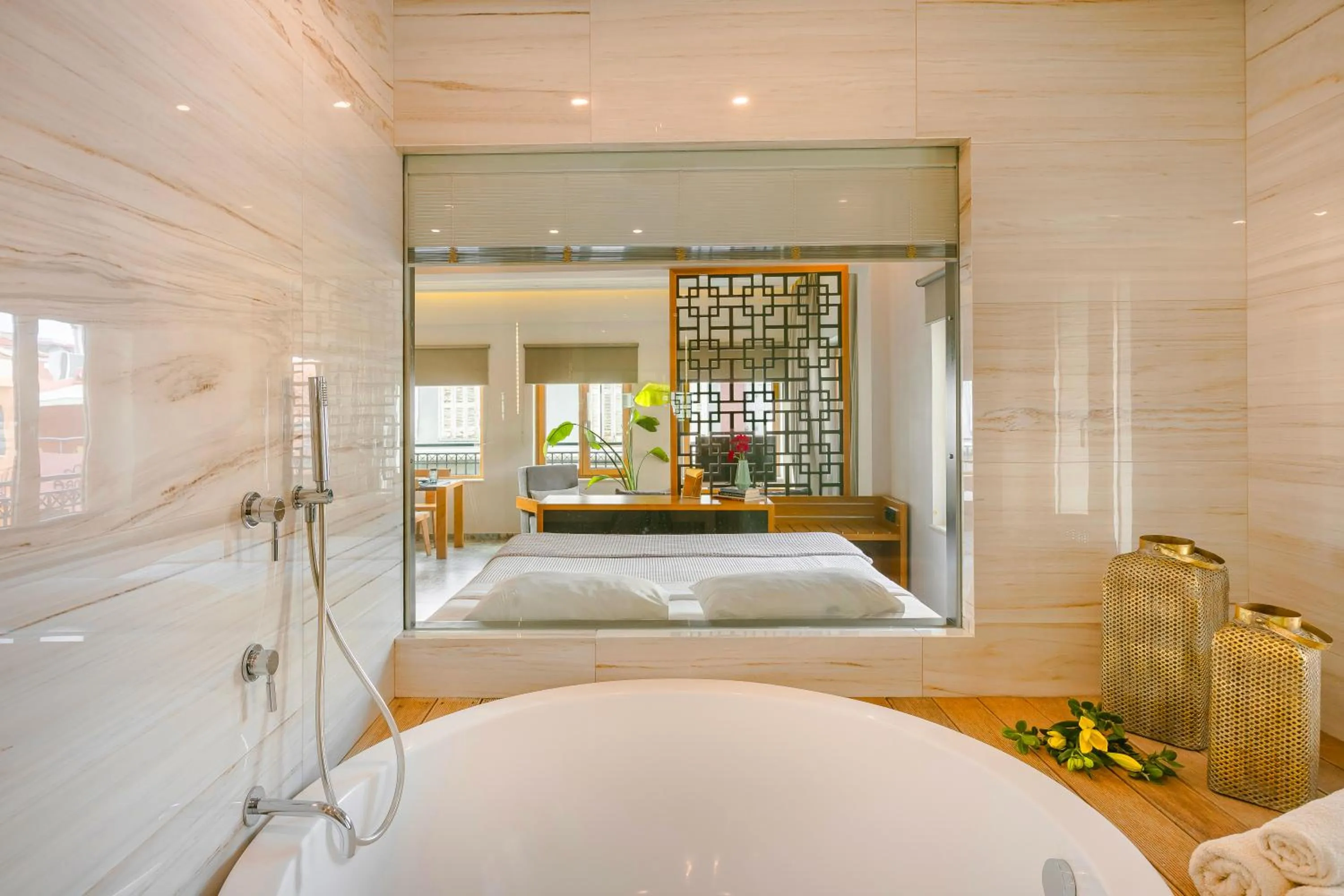 Bathroom in Querini Luxury Suites
