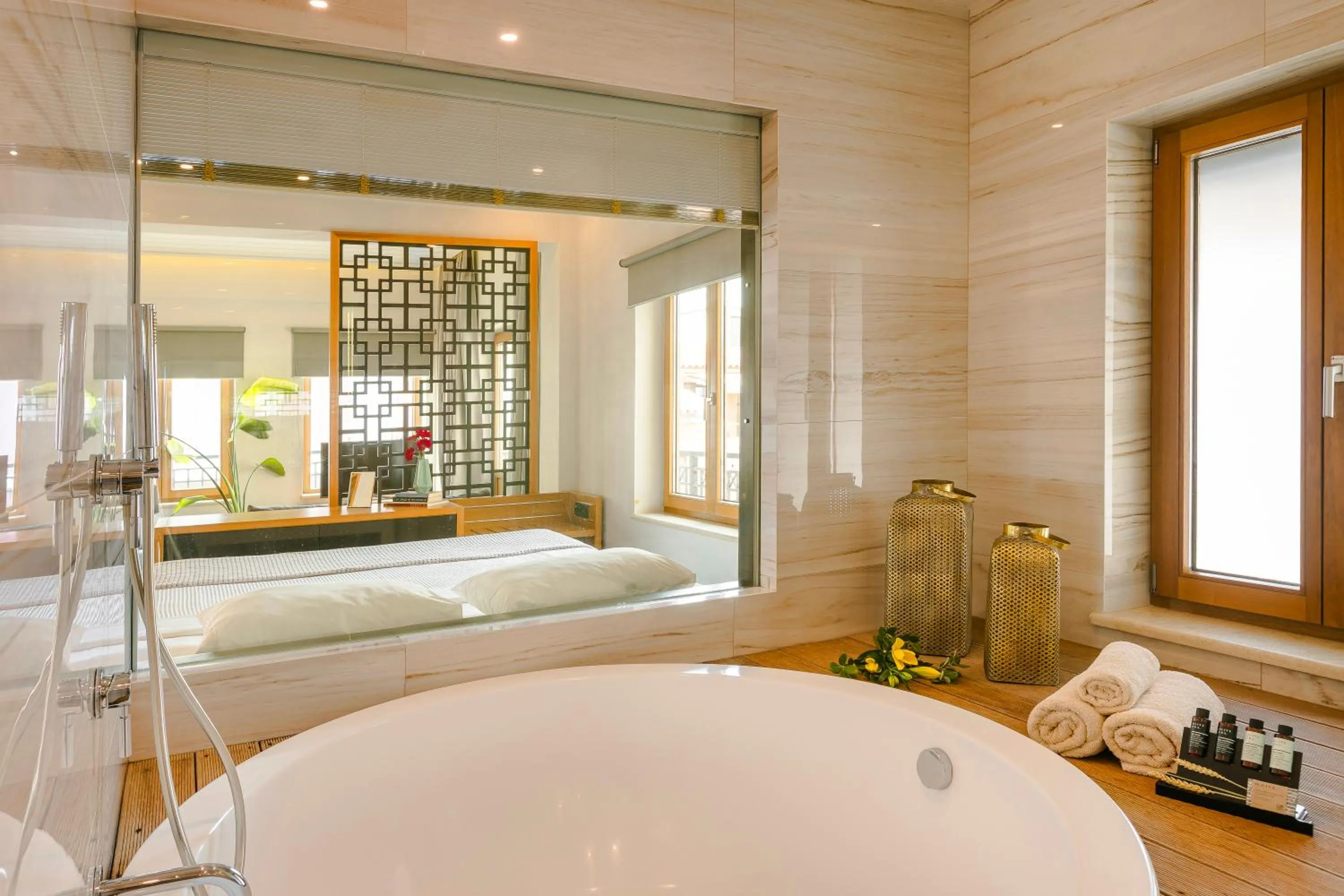 Bathroom in Querini Luxury Suites