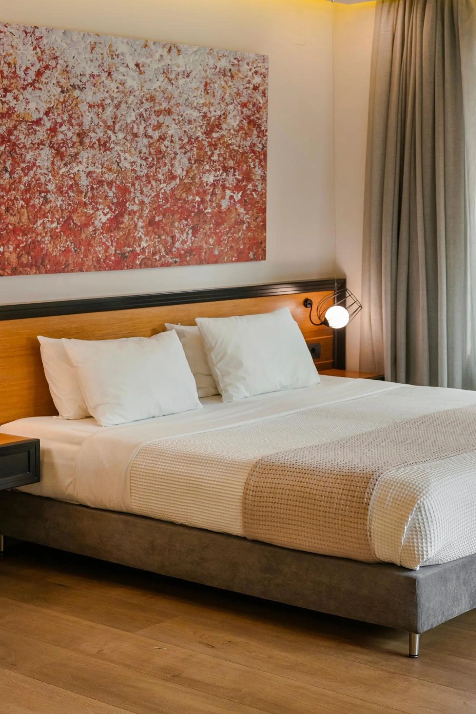 Bed in Querini Luxury Suites