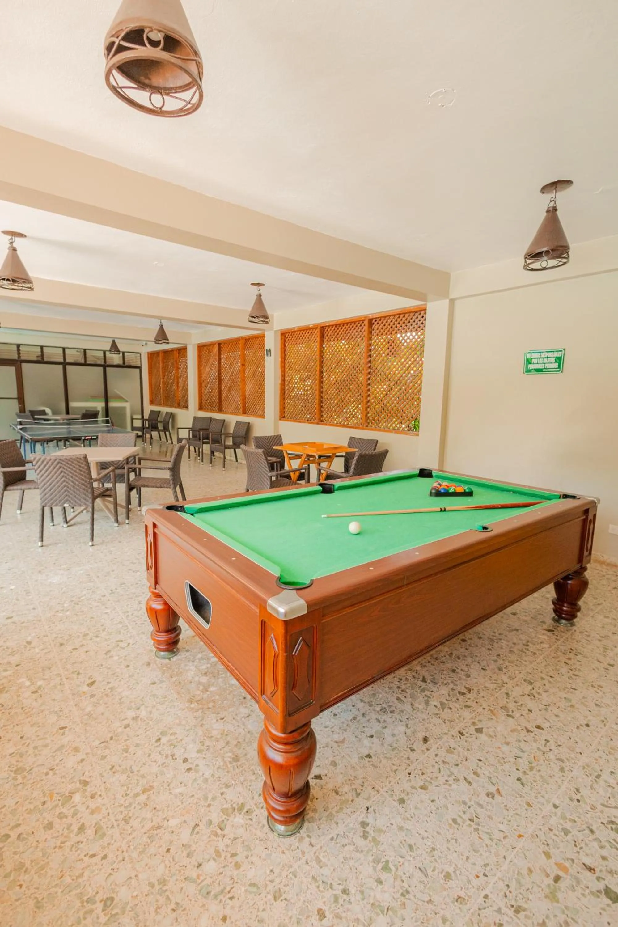 Game Room in Hotel Gran Jimenoa
