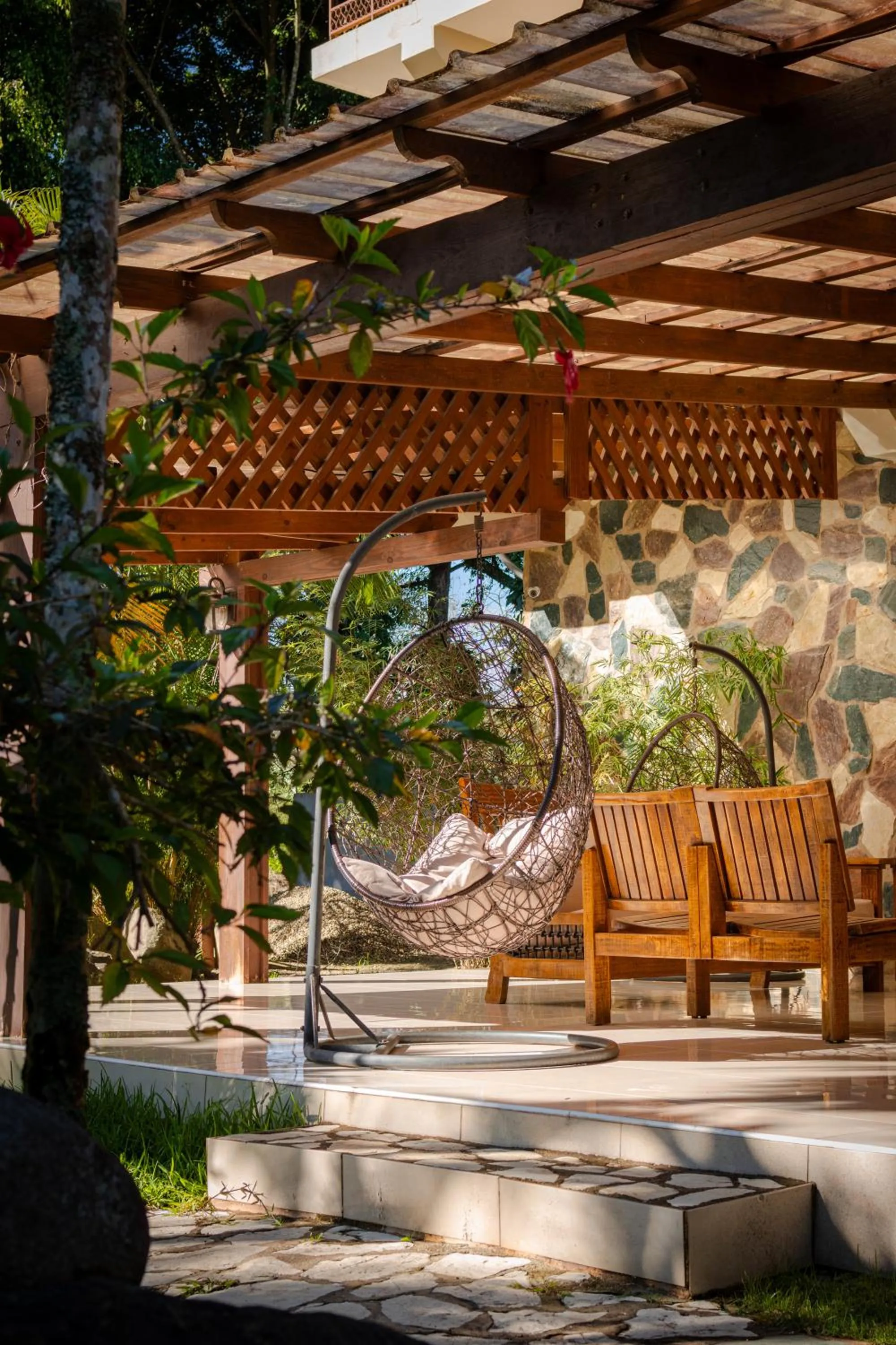 Garden in Hotel Gran Jimenoa