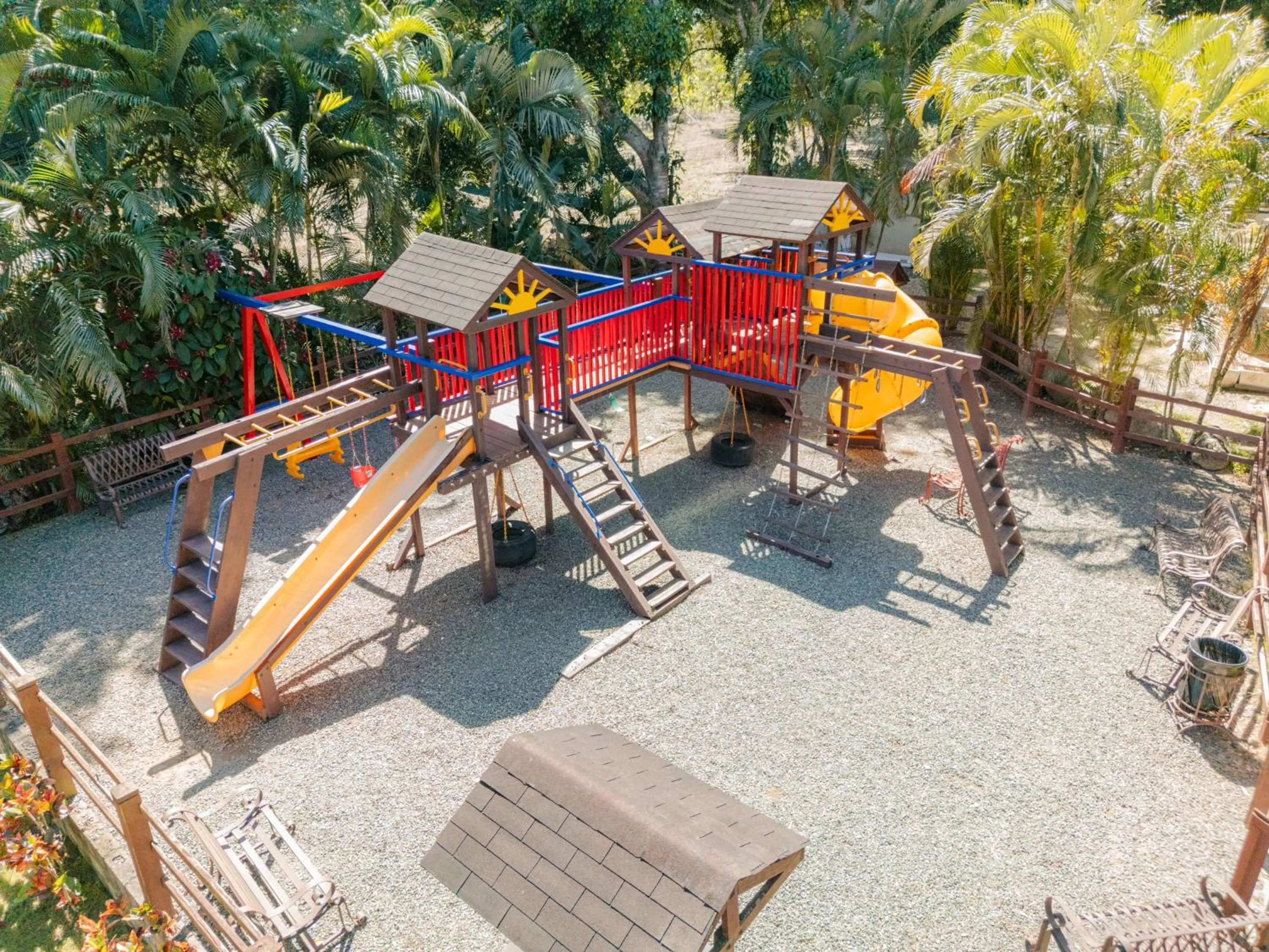 Children play ground in Hotel Gran Jimenoa