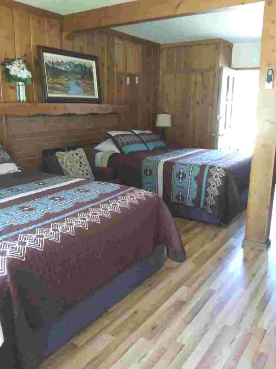Bed in Kern Riverfront Lodge