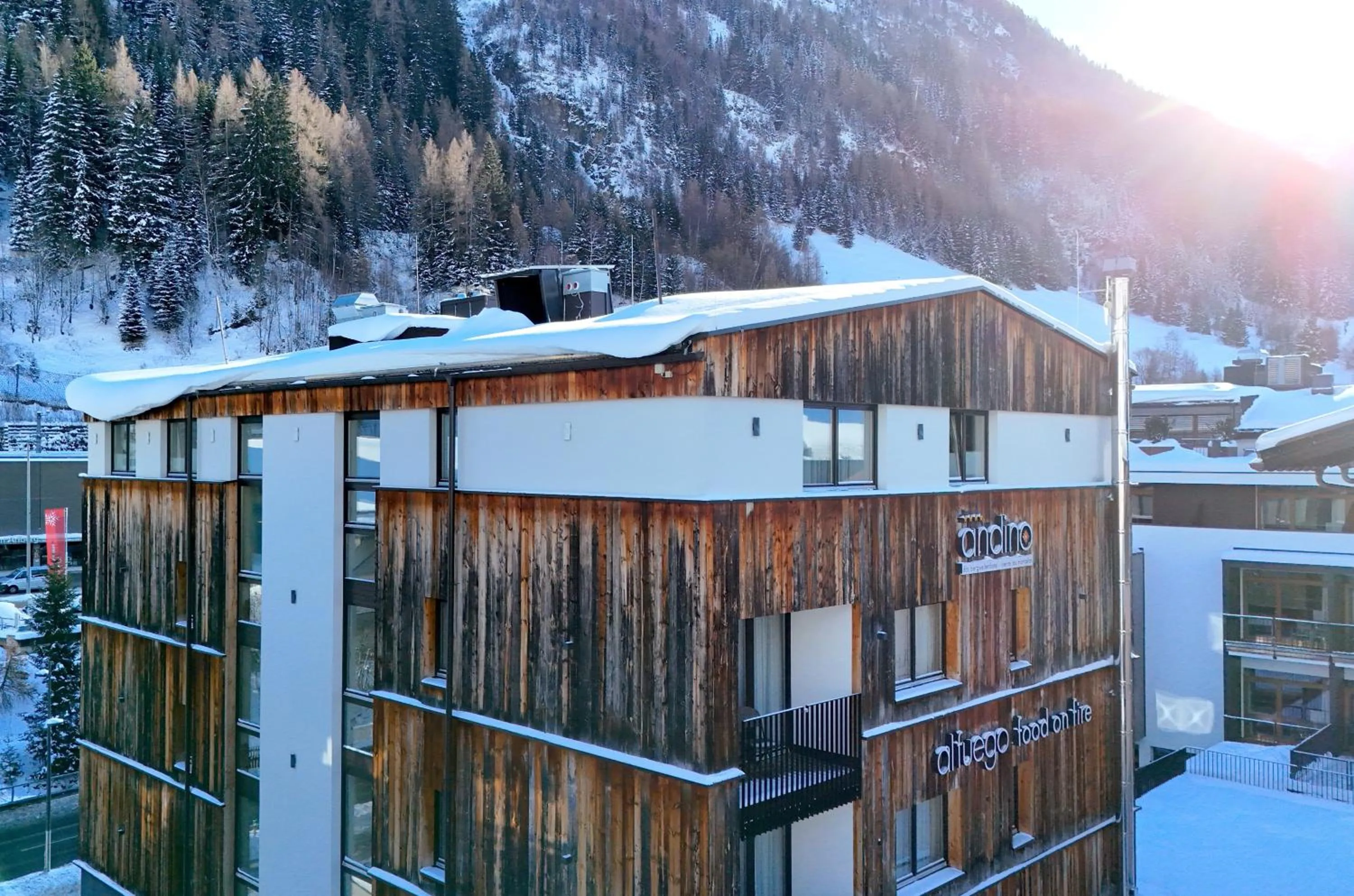 Property building in Hotel Andino