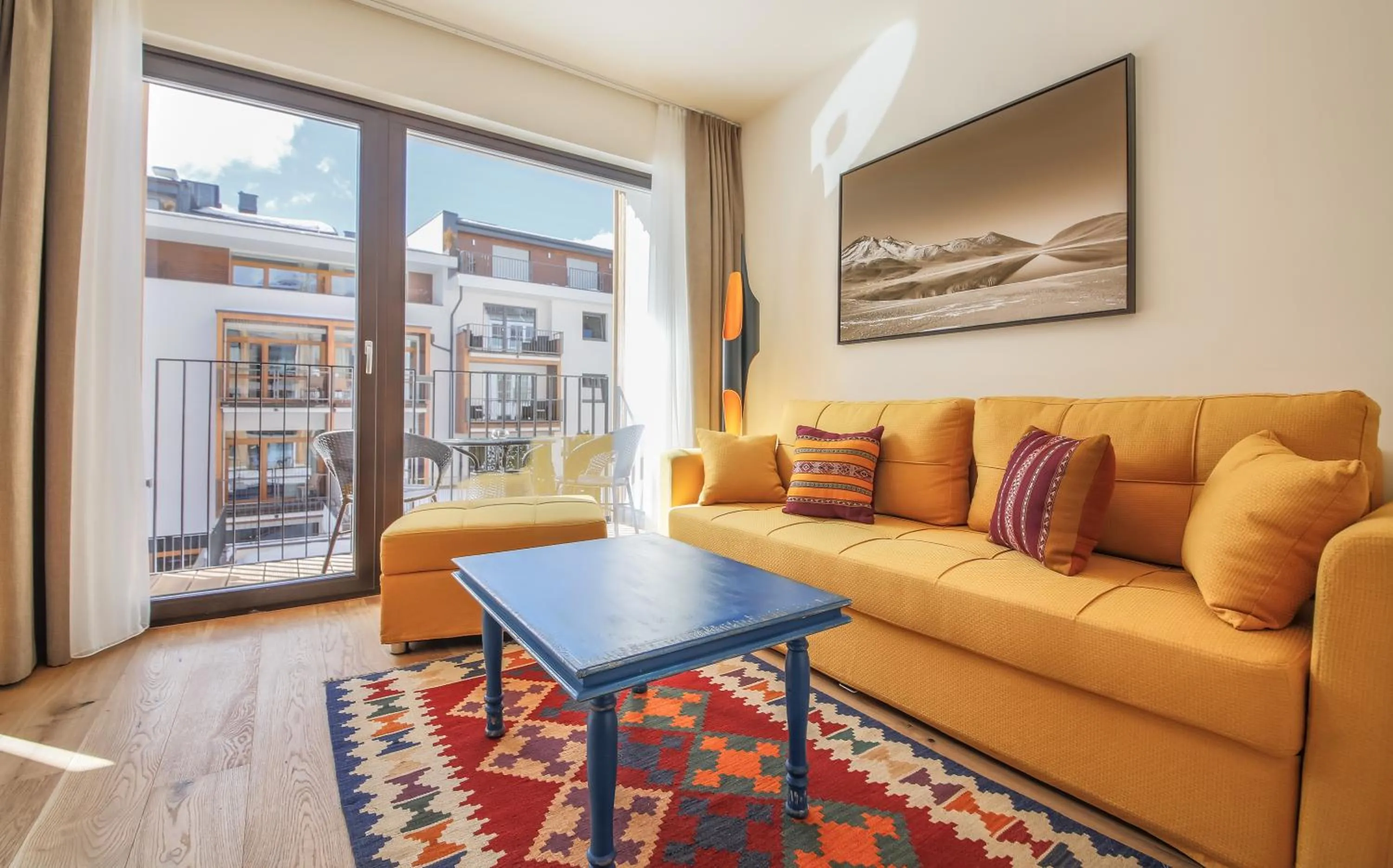 Seating area in Hotel Andino