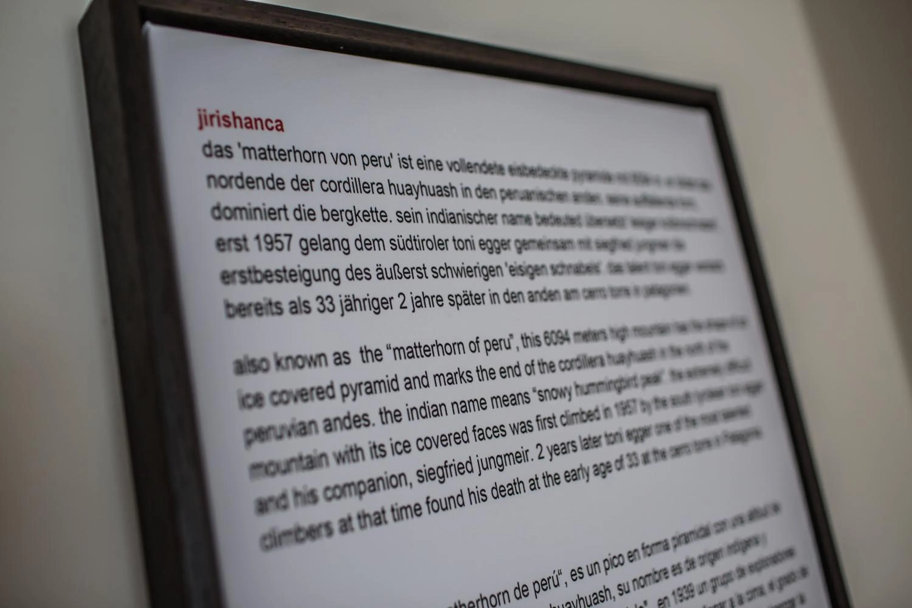 Decorative detail in Hotel Andino