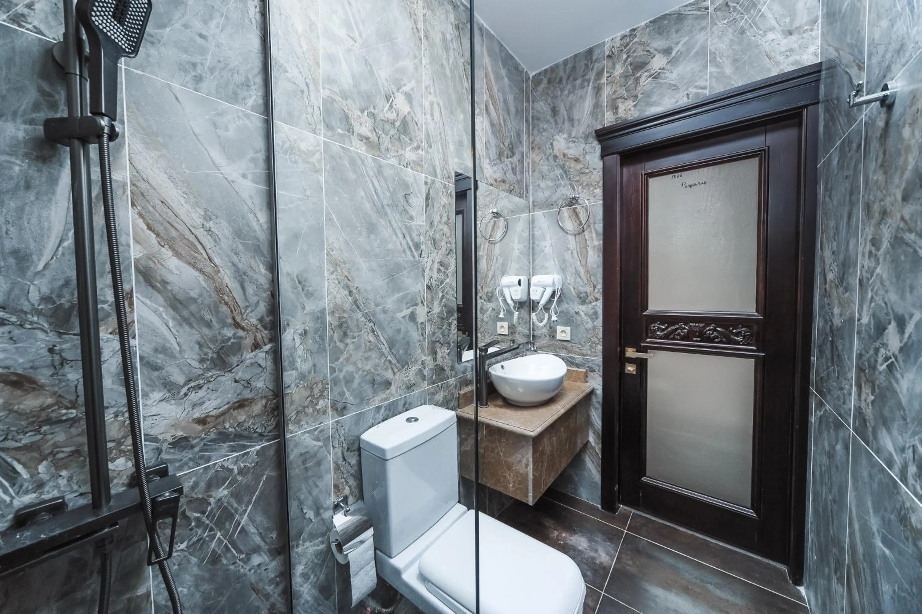 Shower in Dvin Hotel