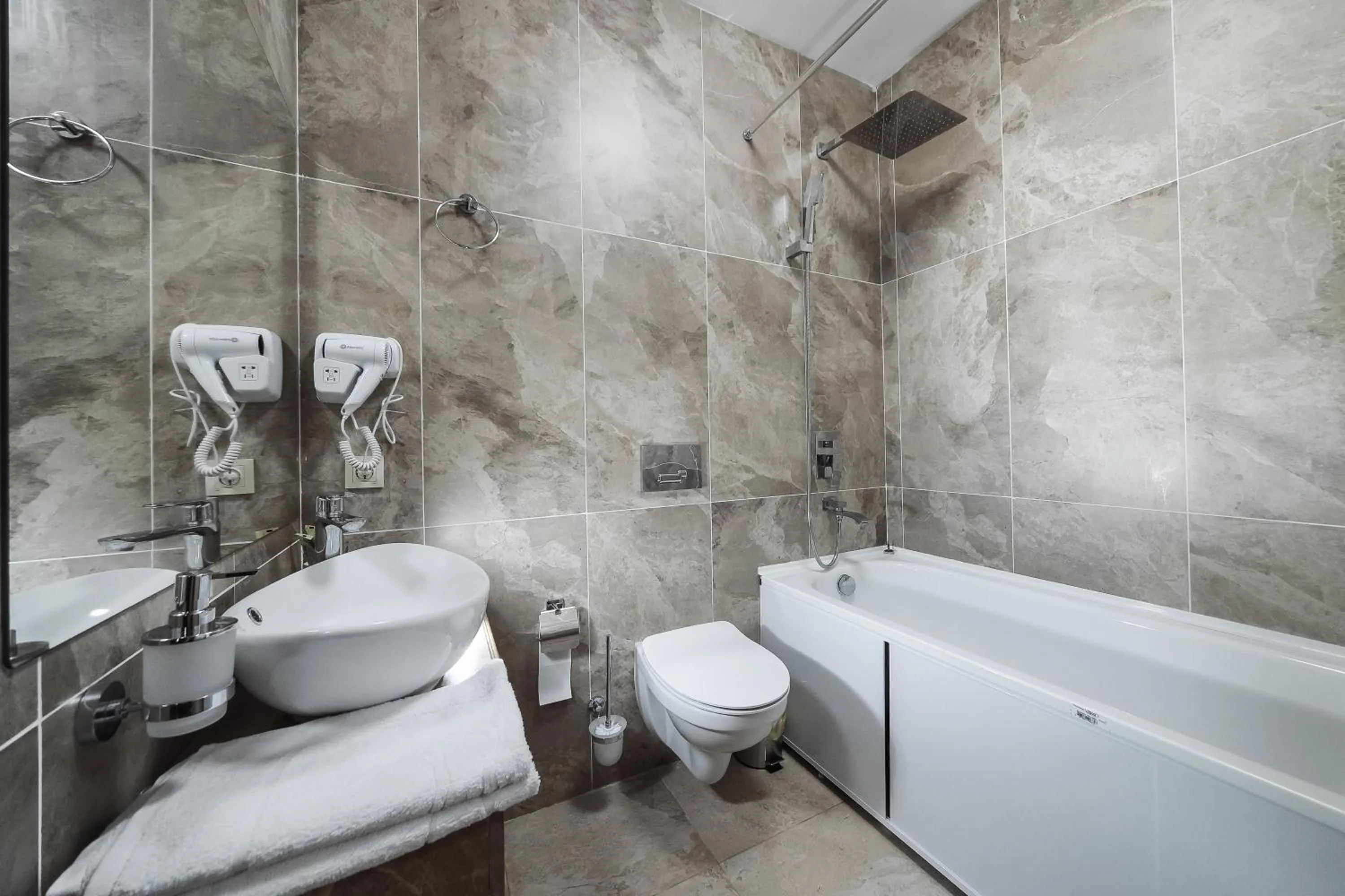 Shower in Dvin Hotel