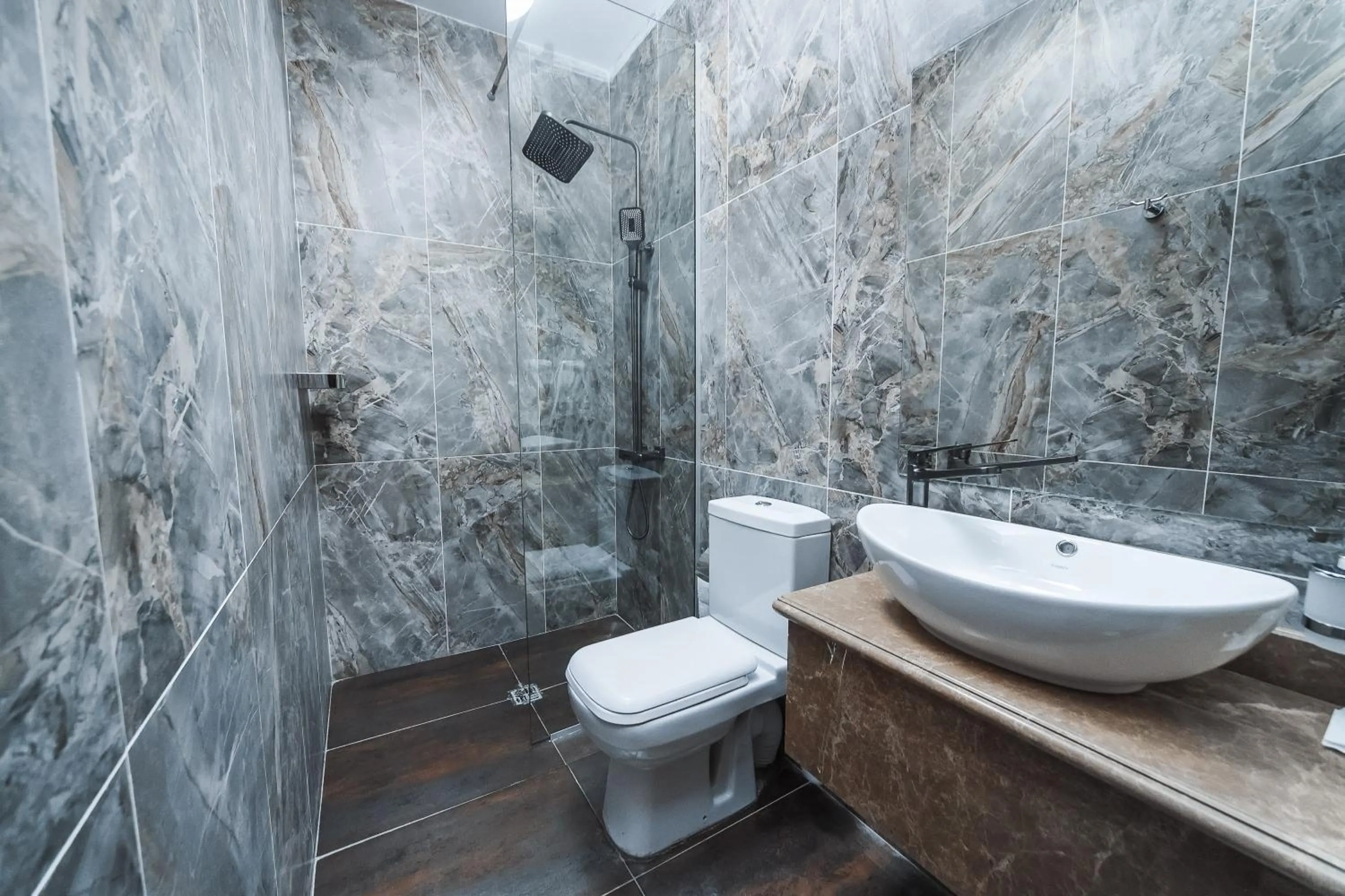 Shower in Dvin Hotel