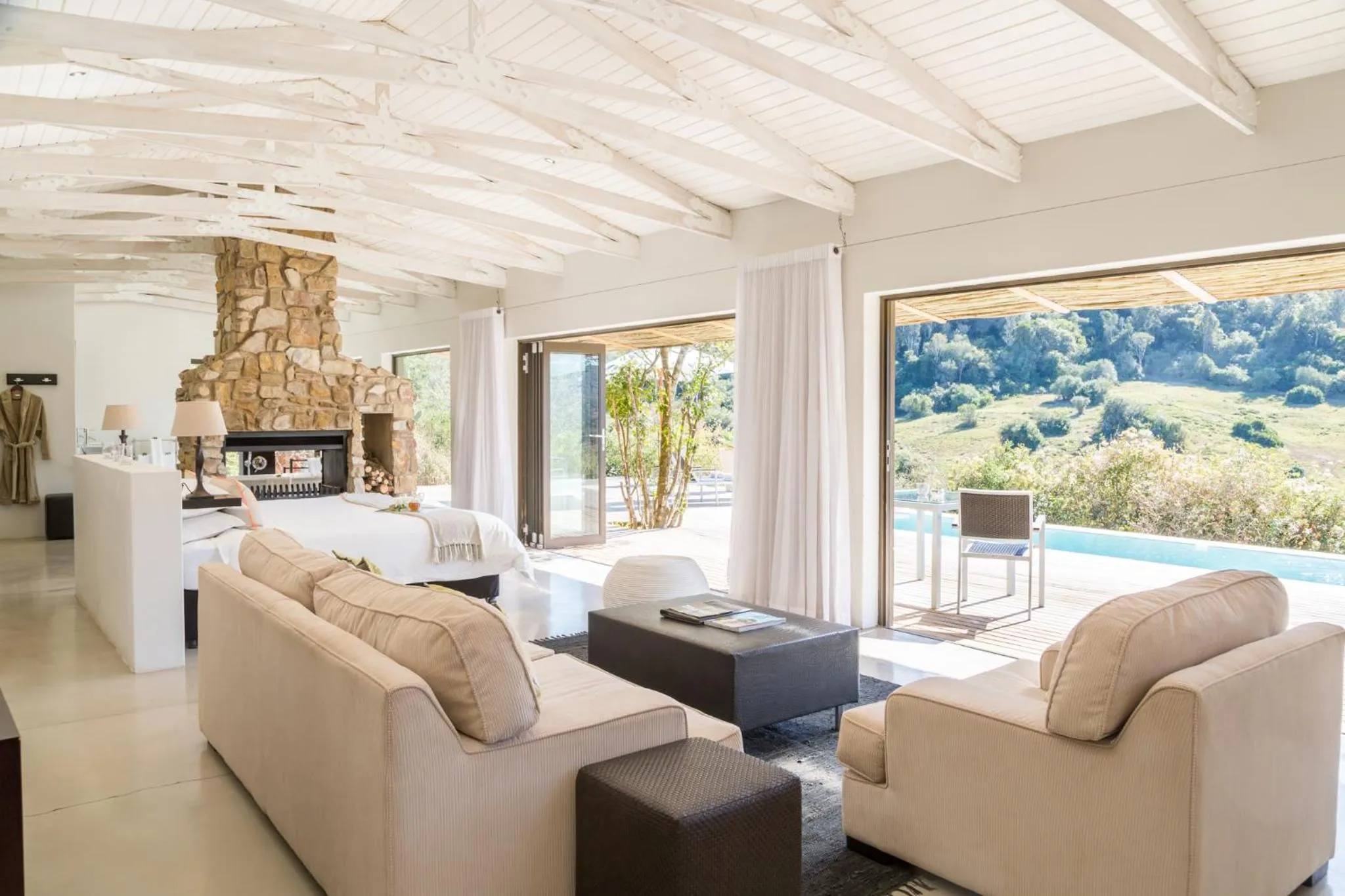 Seating area in Hopewell Private Game Reserve