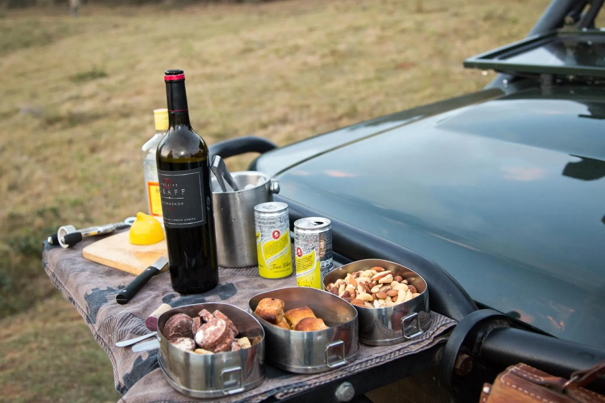 Food and drinks in Hopewell Private Game Reserve