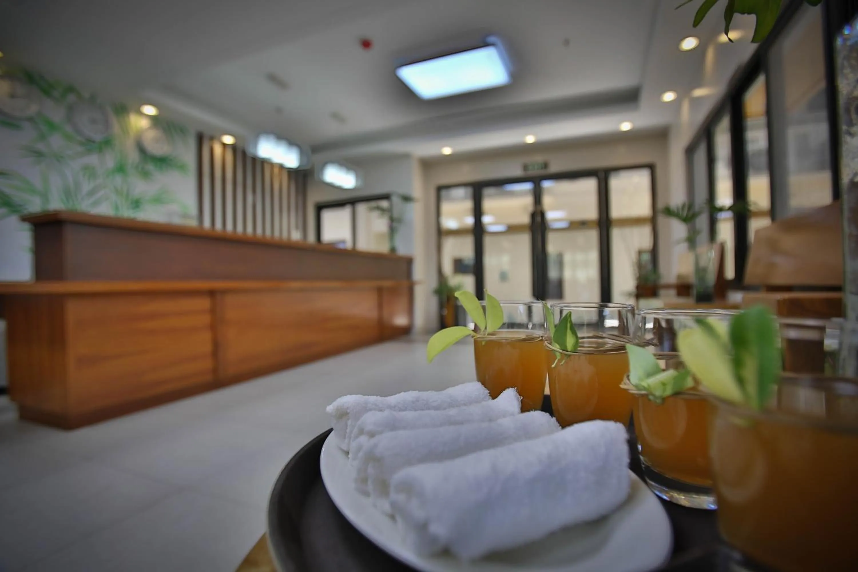 Lobby or reception in Coron Soleil Express Hotel