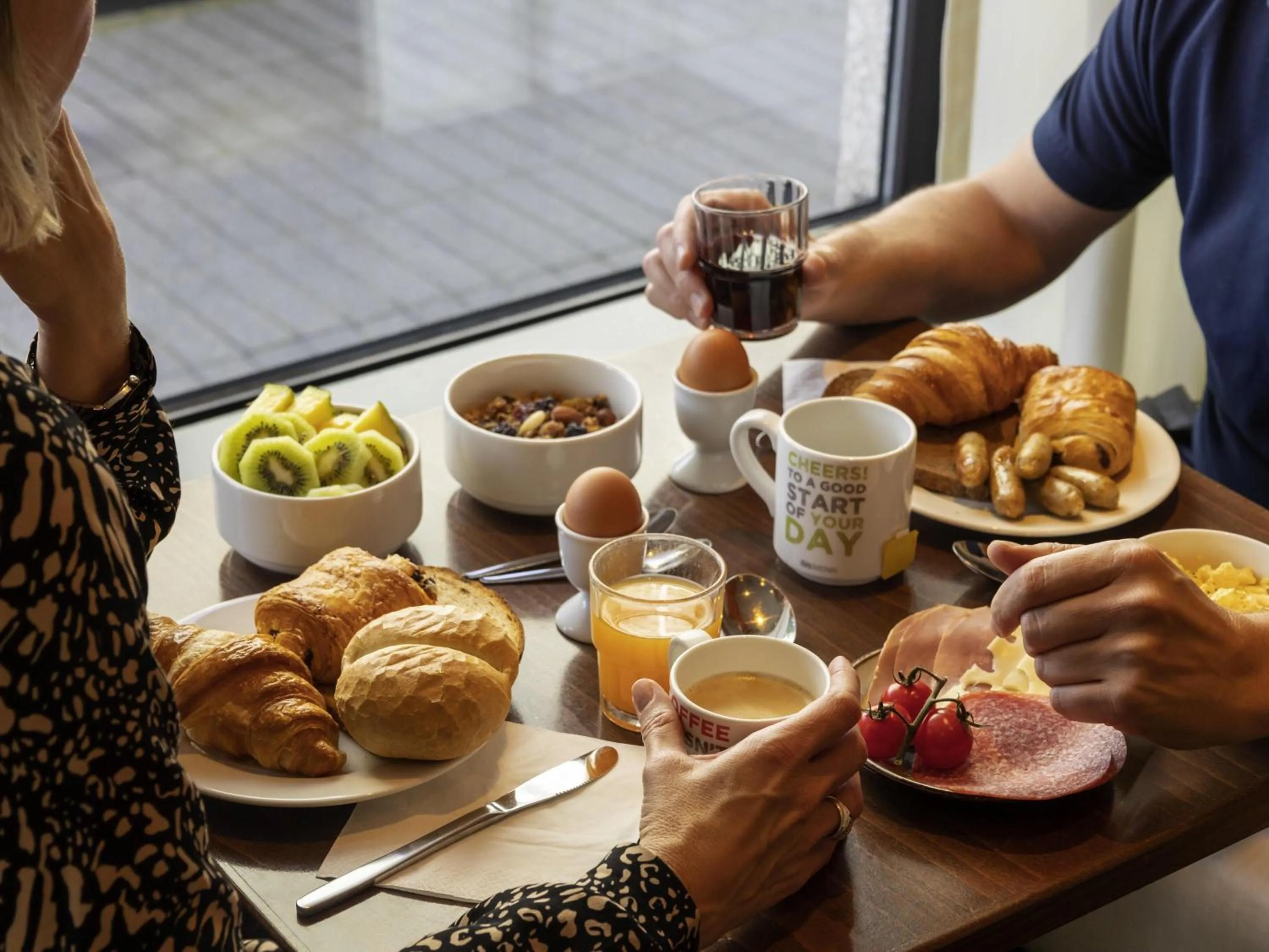 Breakfast in ibis Antwerpen Centrum