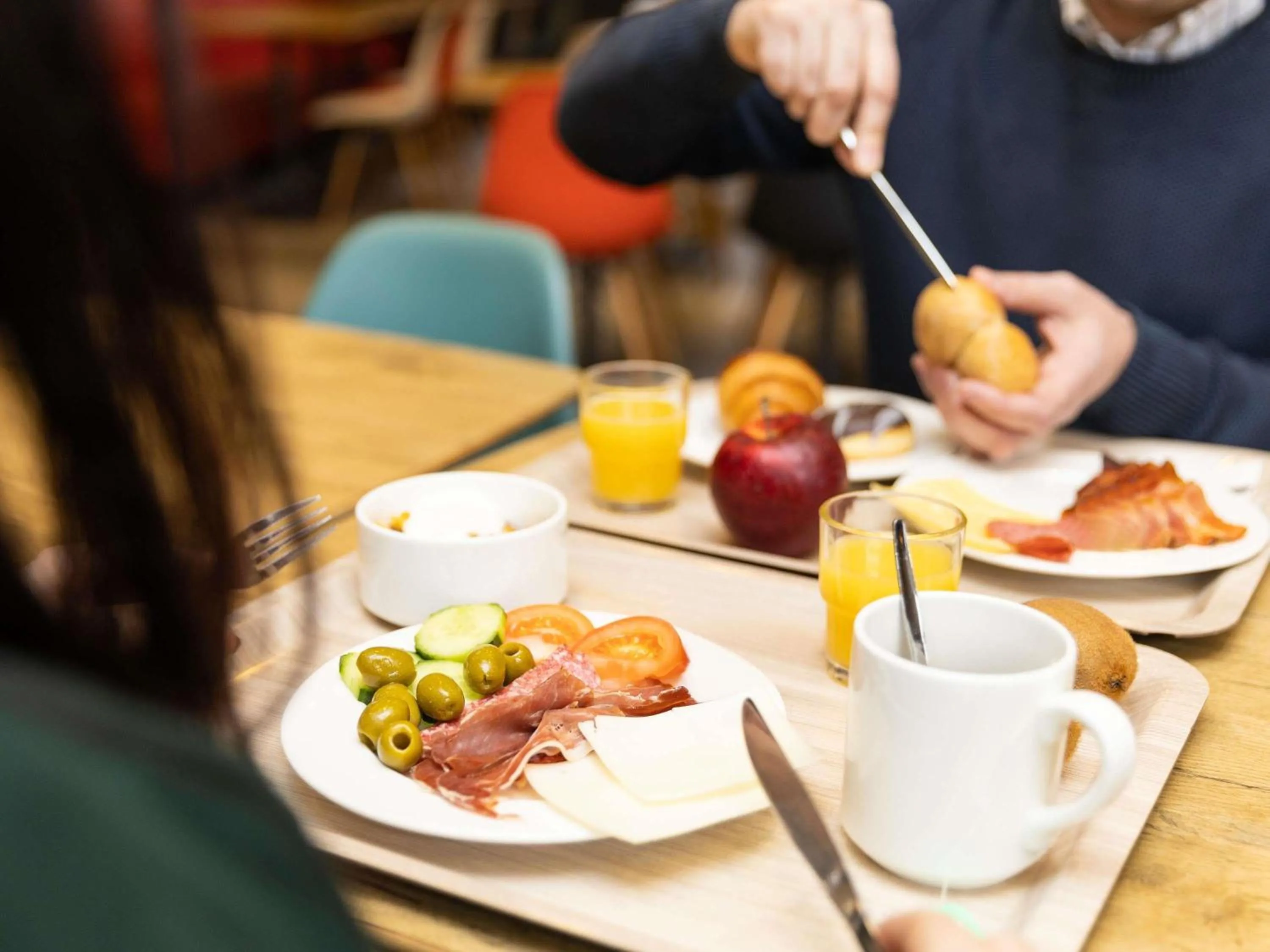 Breakfast in ibis Hotel Brussels off Grand'Place