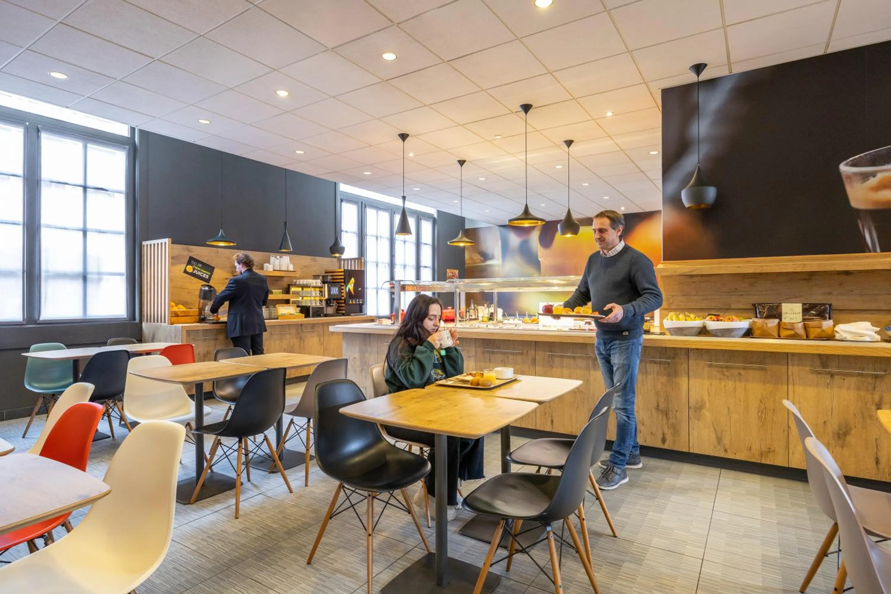 Breakfast in ibis Hotel Brussels off Grand'Place