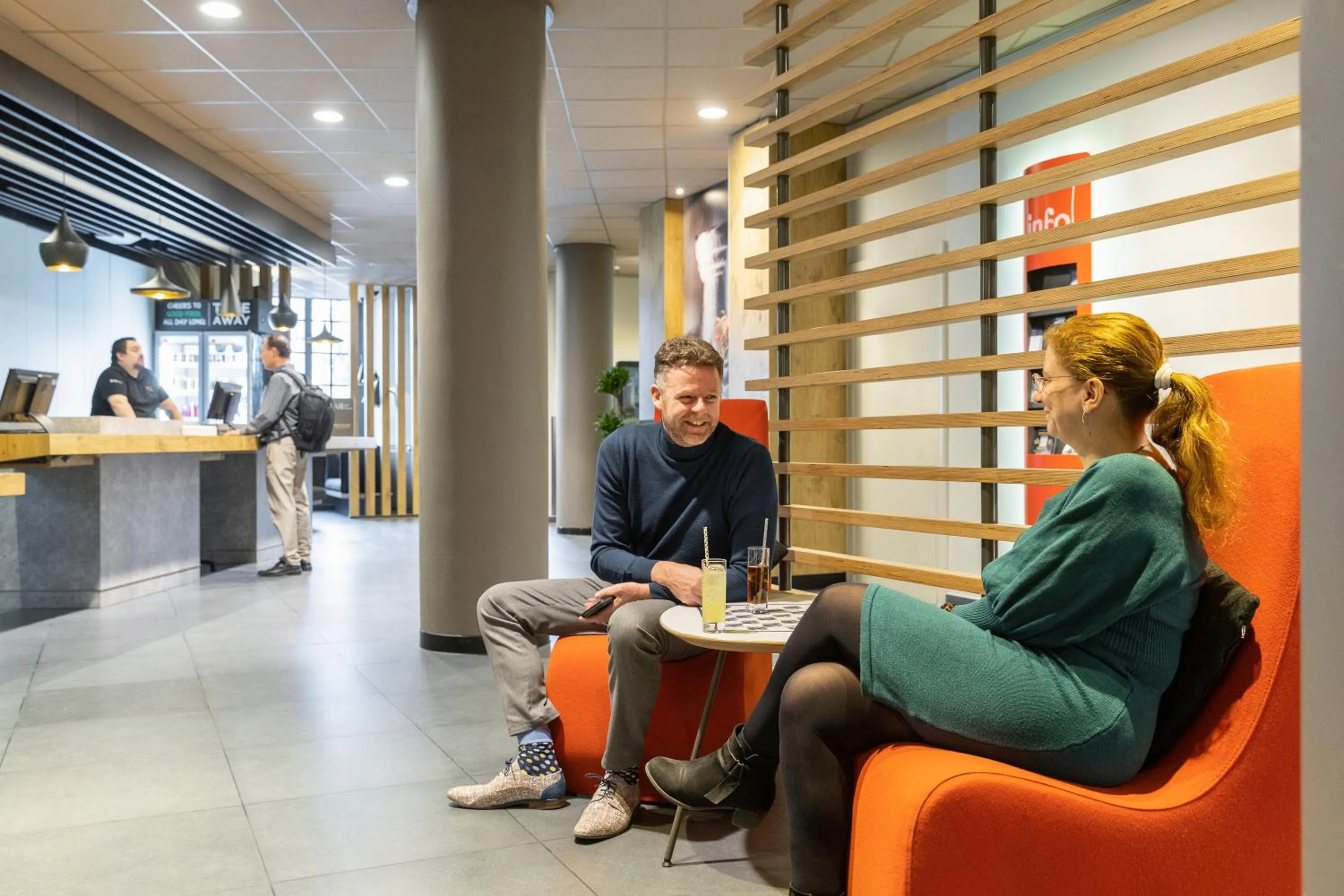 Lobby or reception in ibis Hotel Brussels off Grand'Place