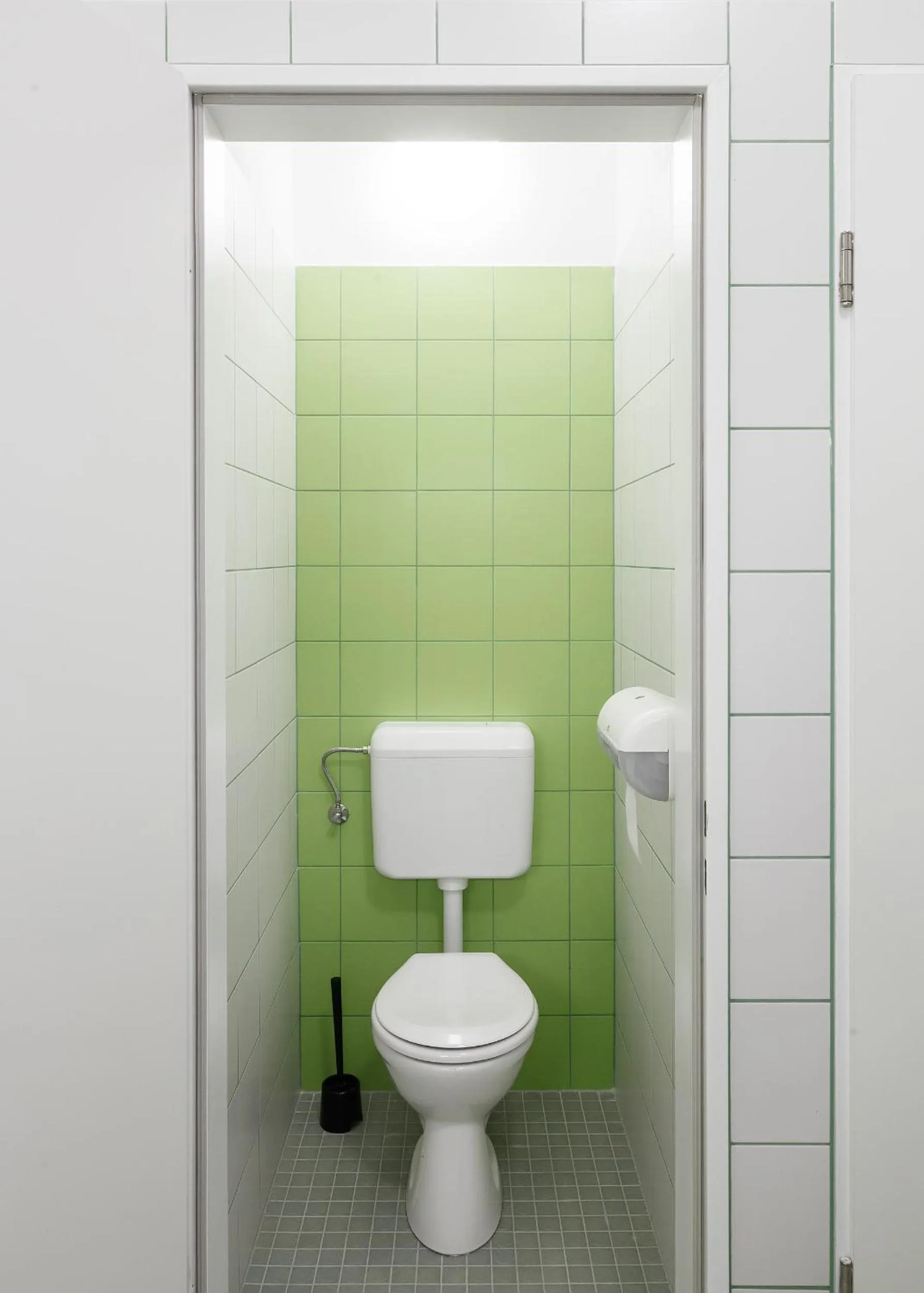 Toilet in Flow Spaces