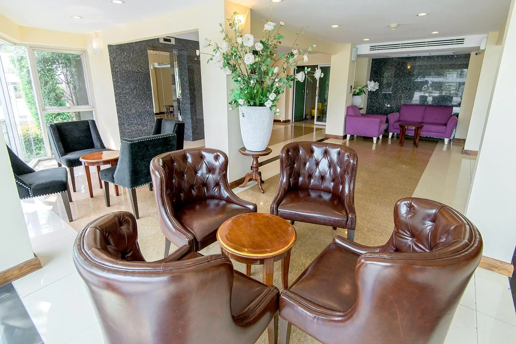 Seating area in The Cotai Luxury Design Hotel