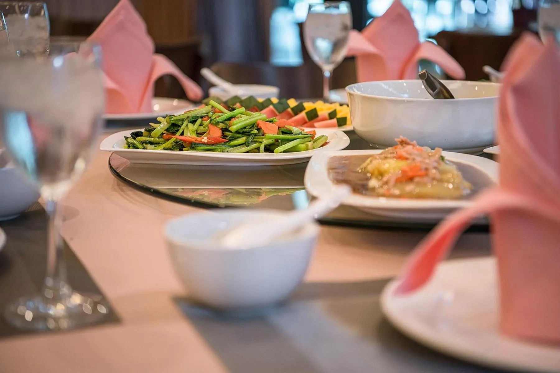 Buffet breakfast in The Cotai Luxury Design Hotel