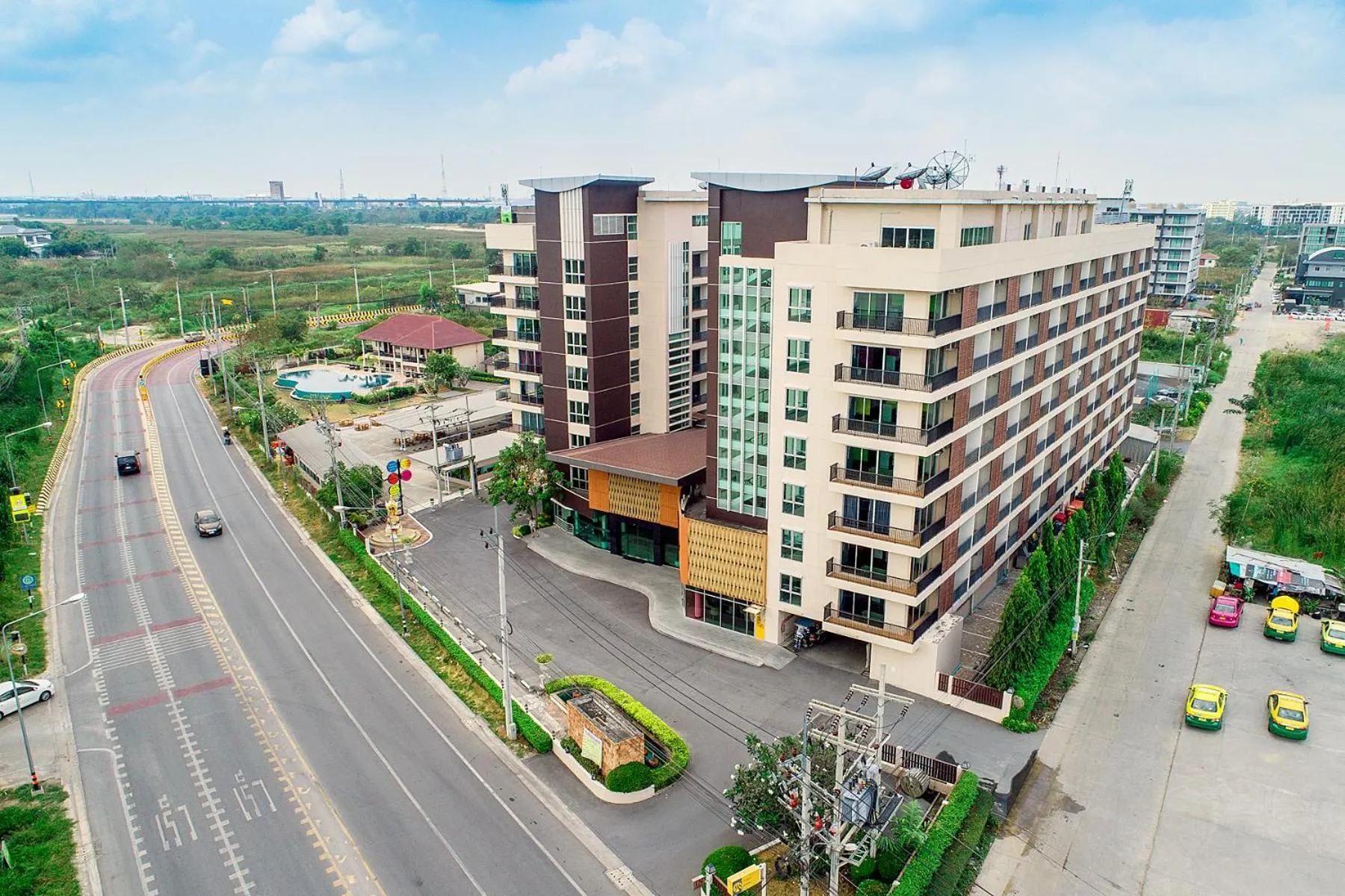 Bird's eye view in The Cotai Luxury Design Hotel