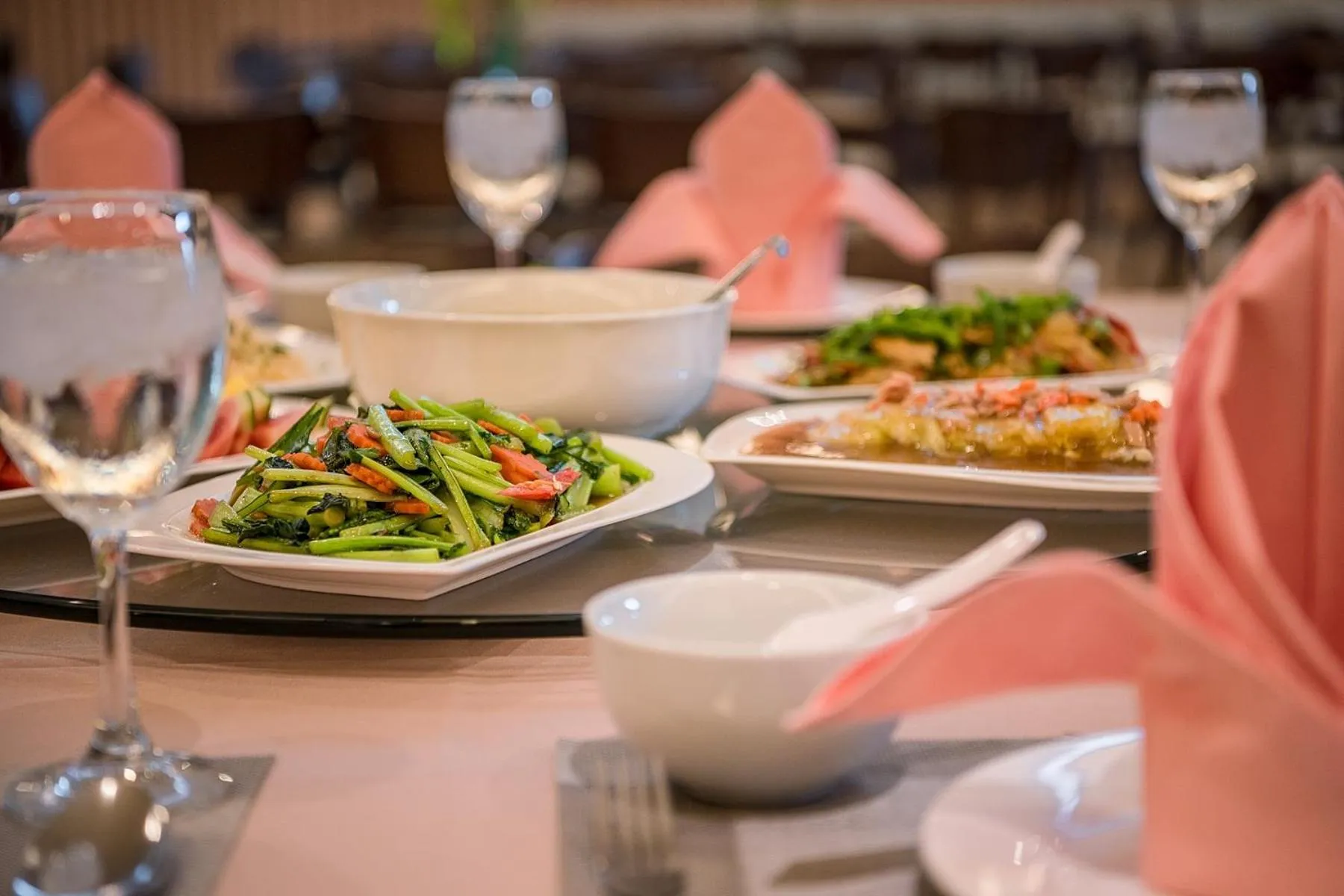 Buffet breakfast in The Cotai Luxury Design Hotel