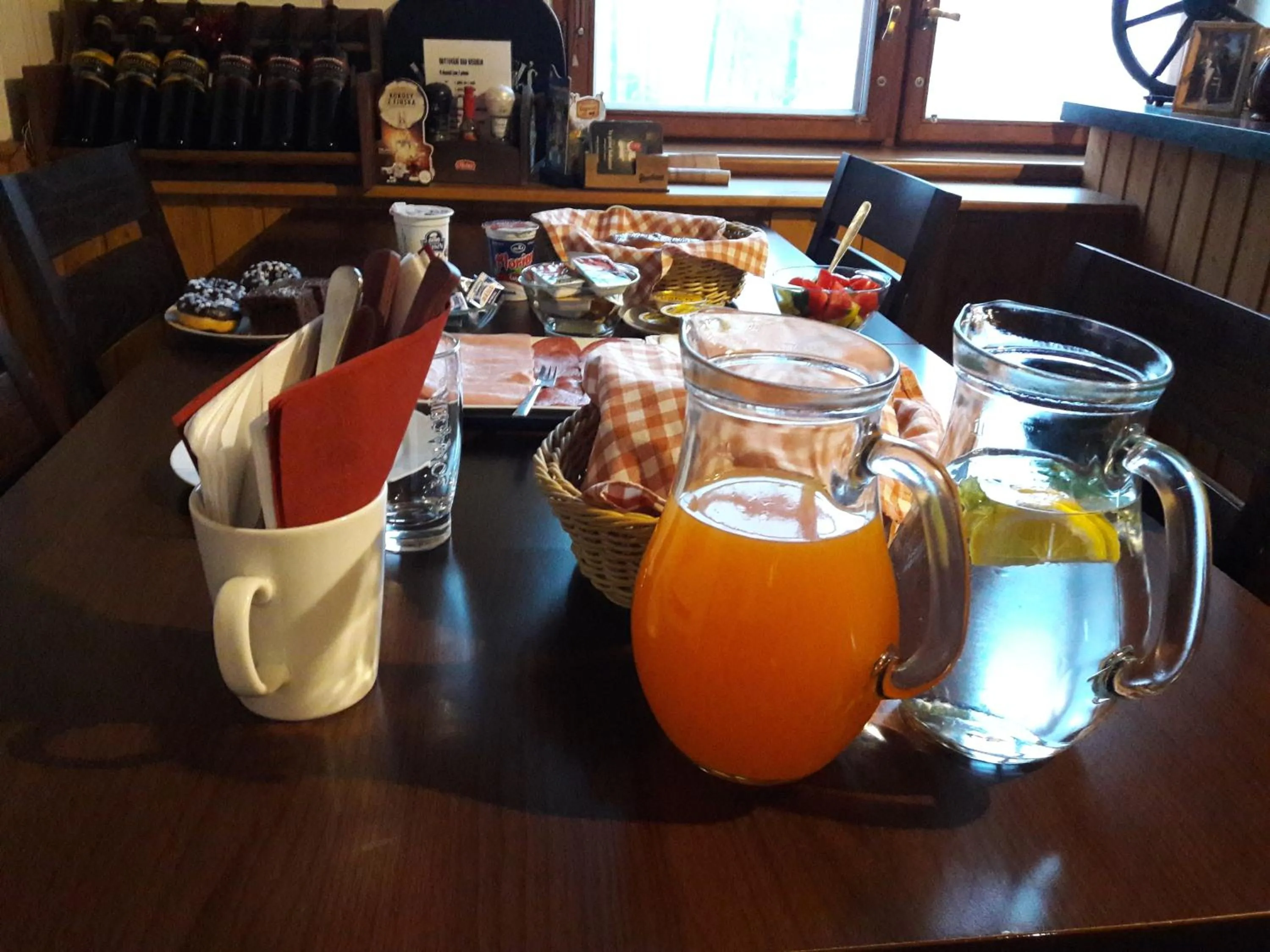 Food and drinks in Ubytování nad Bisonem