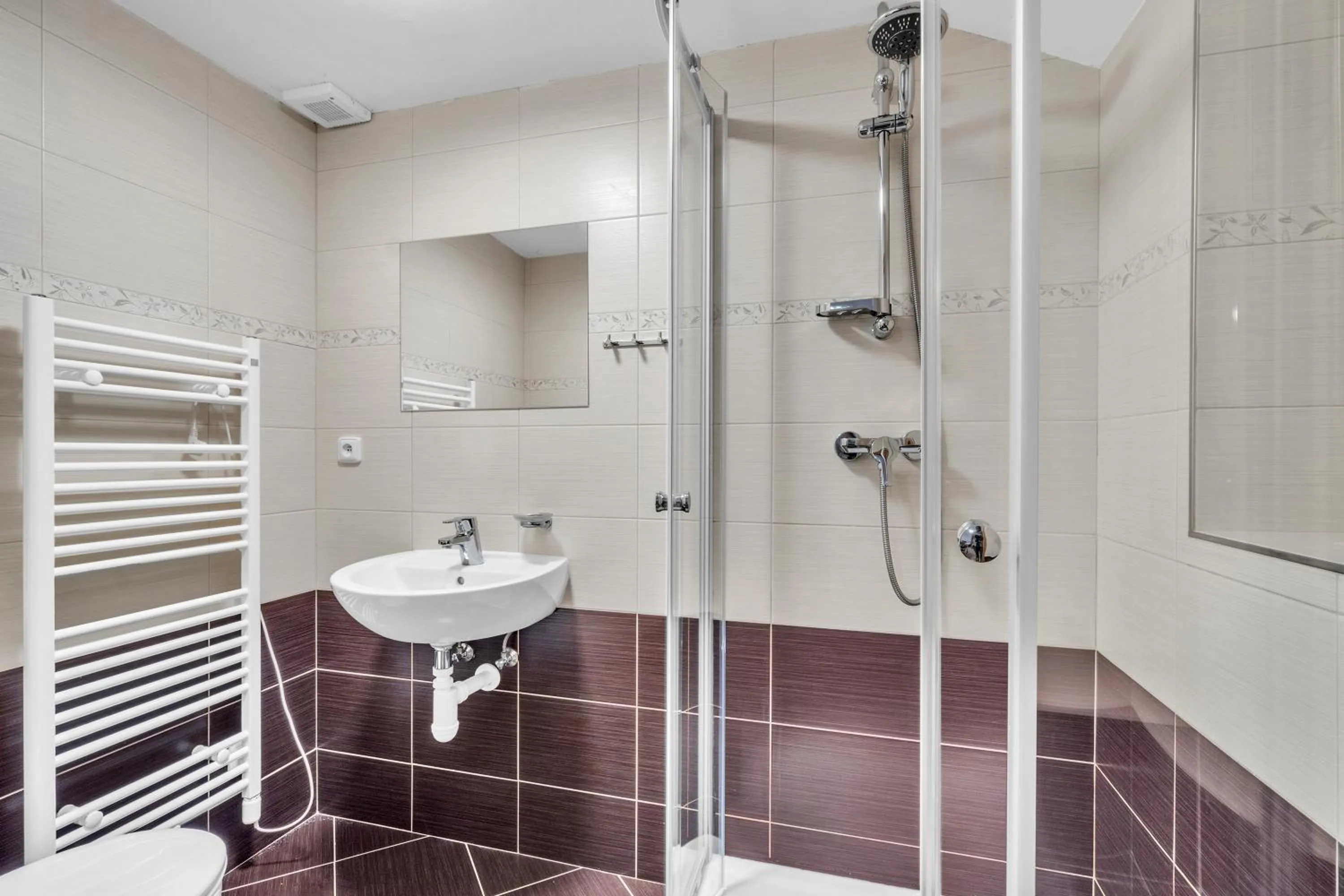 Bathroom in Ubytování nad Bisonem