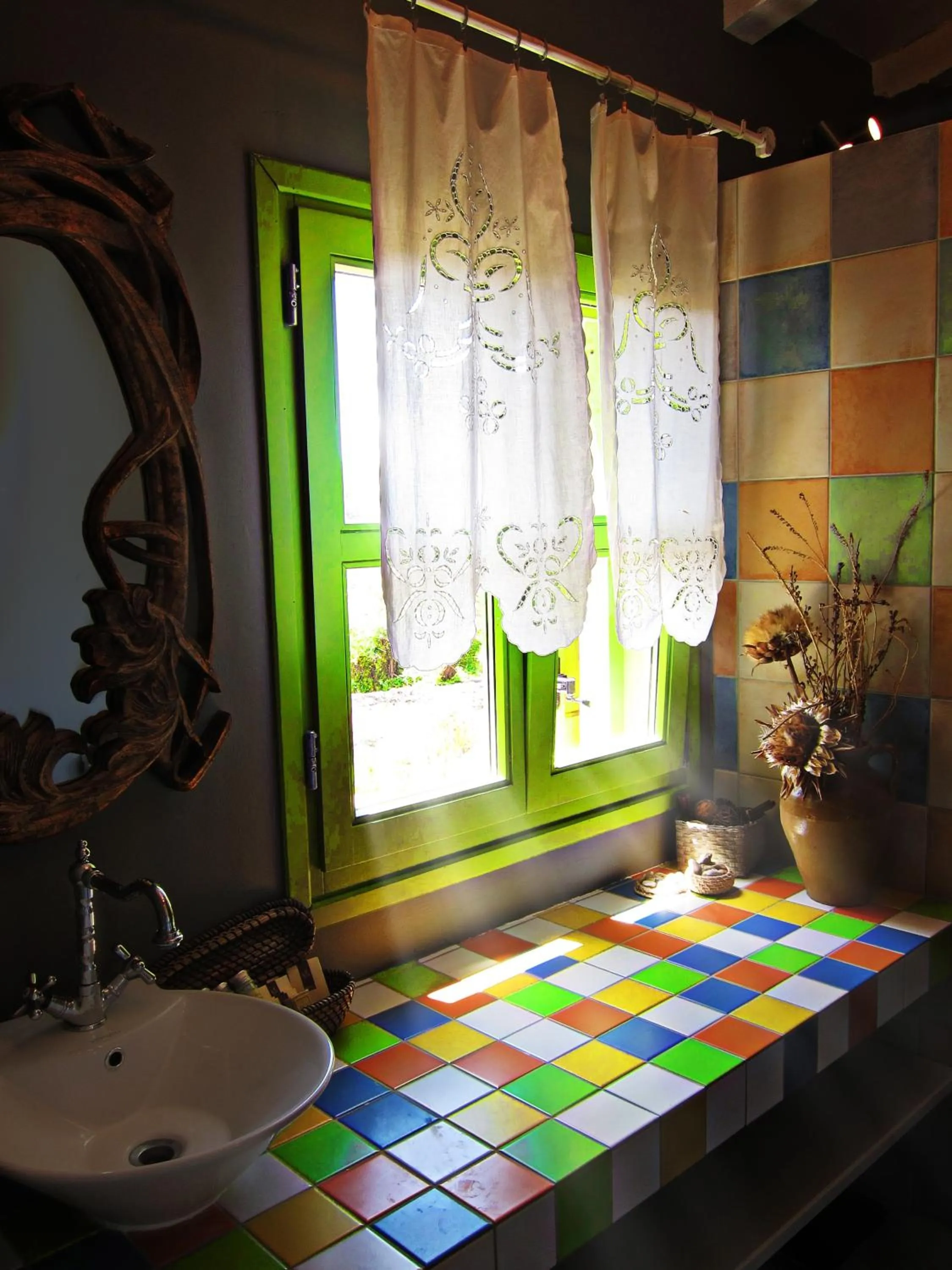 Decorative detail in Volidiera Guesthouse