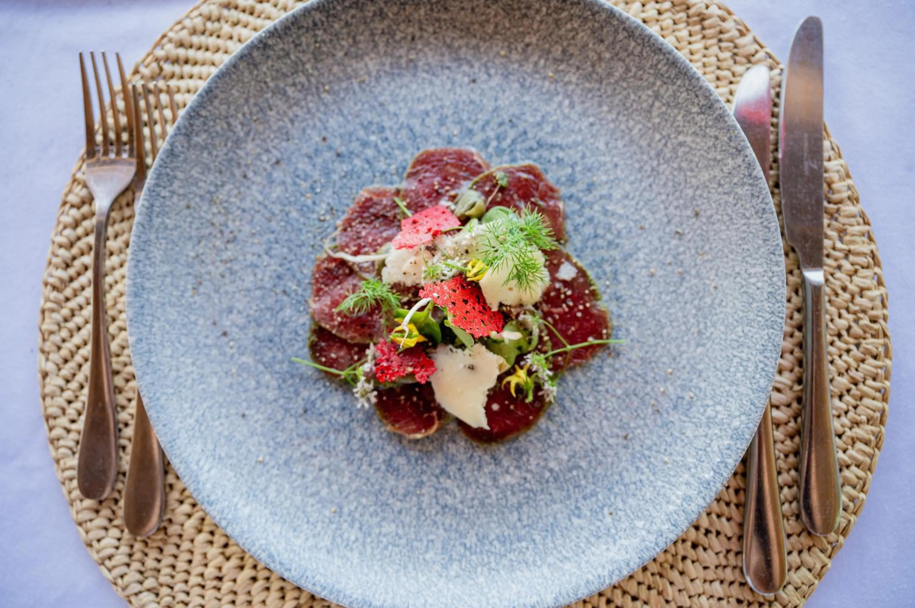 Food close-up in Zanzibar Queen Hotel