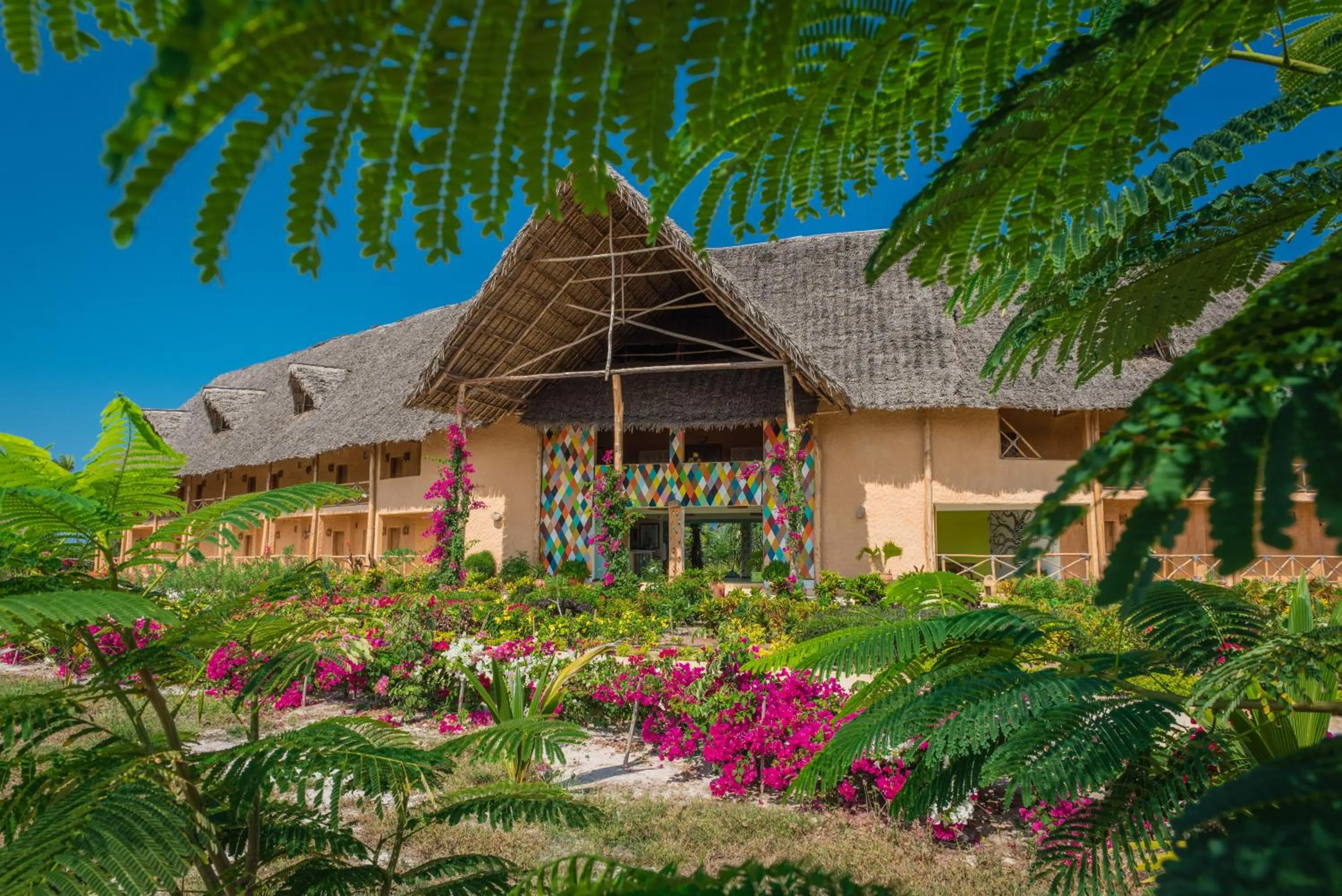 Facade/entrance in Zanzibar Queen Hotel
