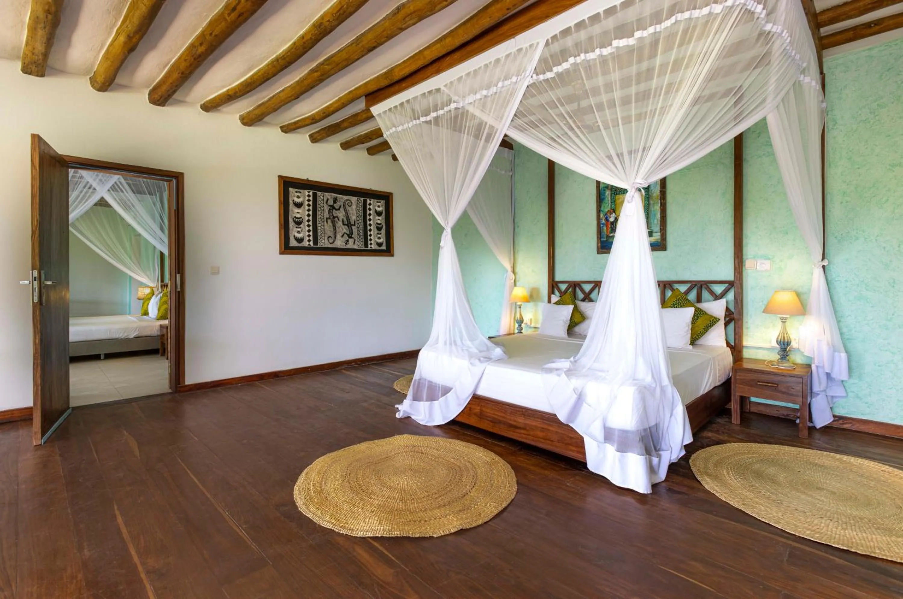 Bed in Zanzibar Queen Hotel