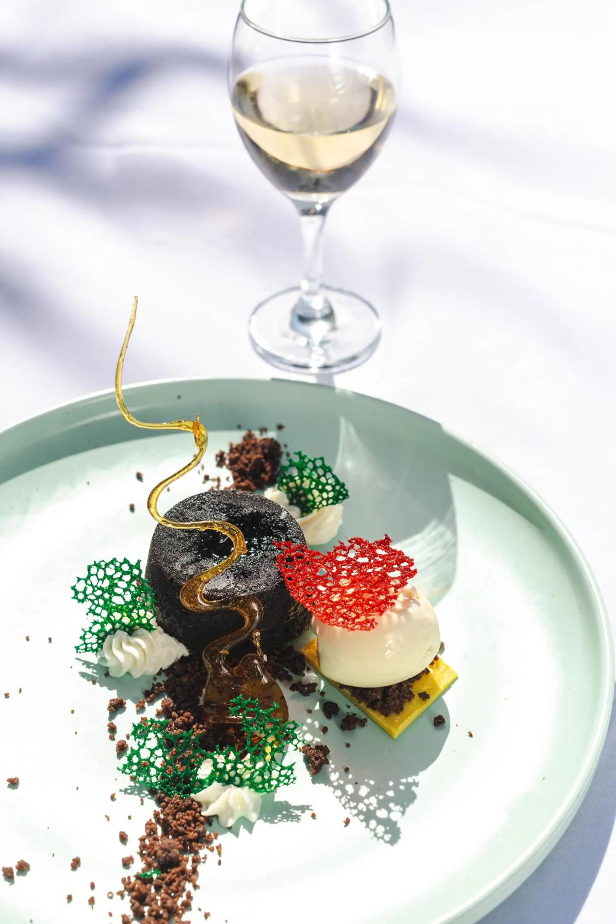 Food close-up in Zanzibar Queen Hotel