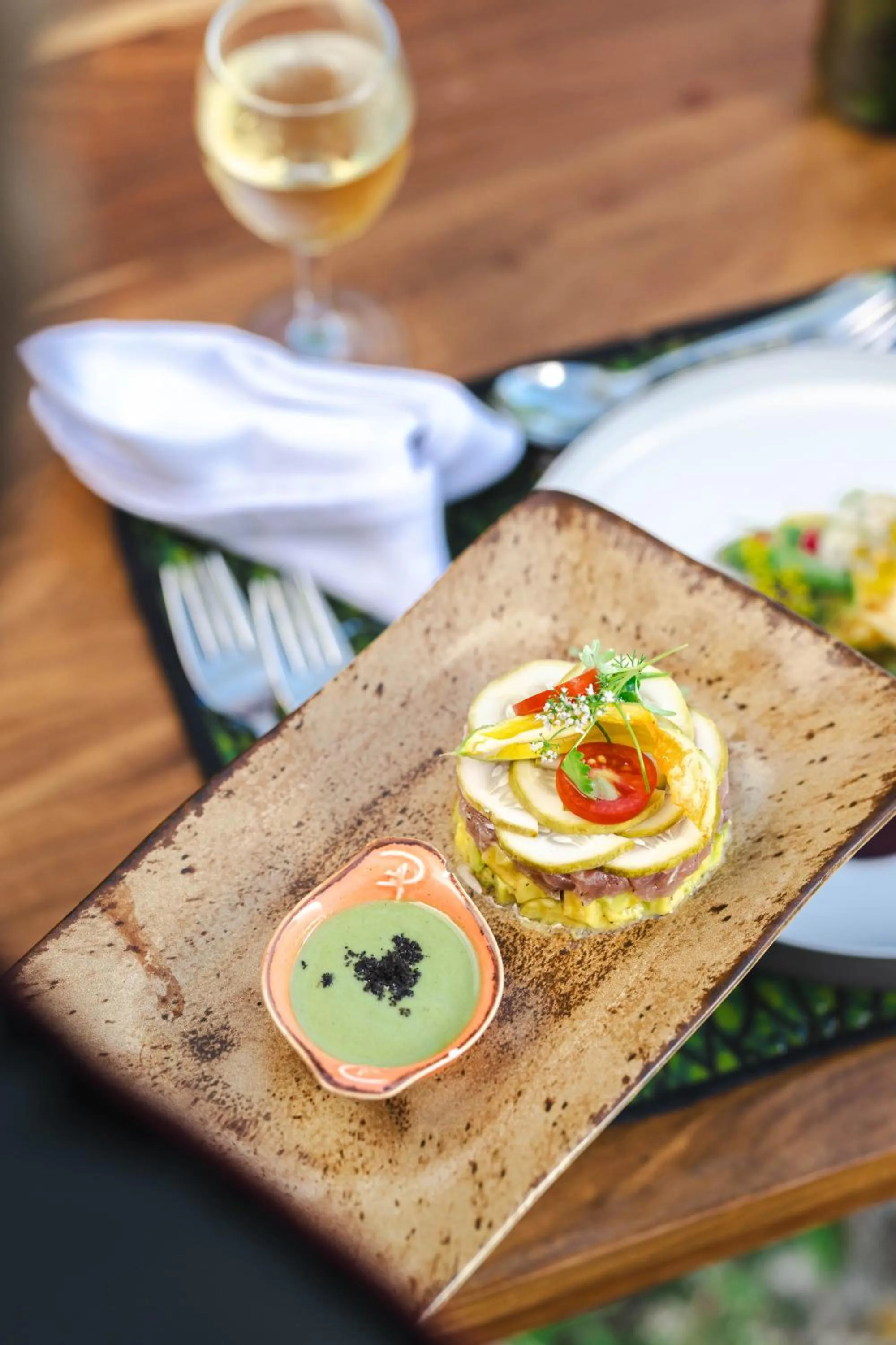 Food close-up in Zanzibar Queen Hotel
