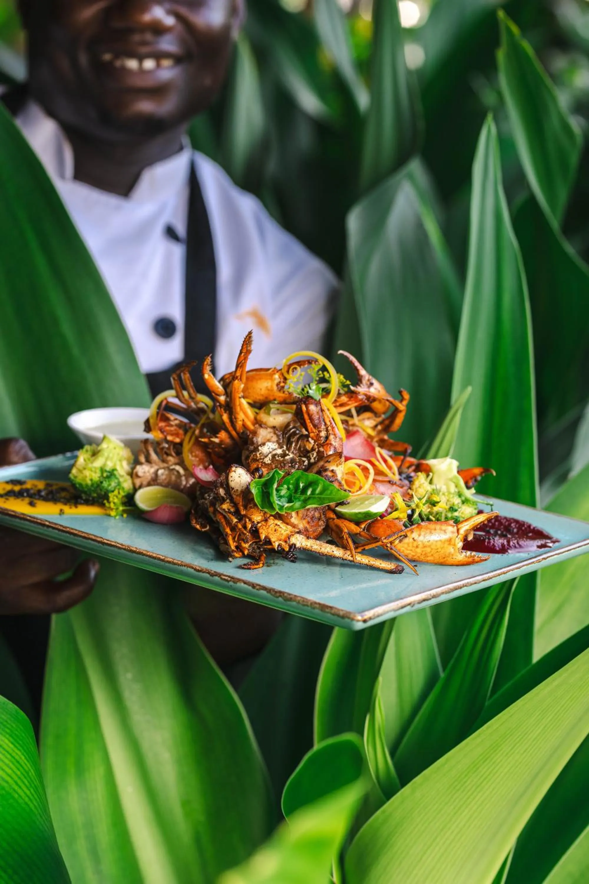 Food close-up in Zanzibar Queen Hotel