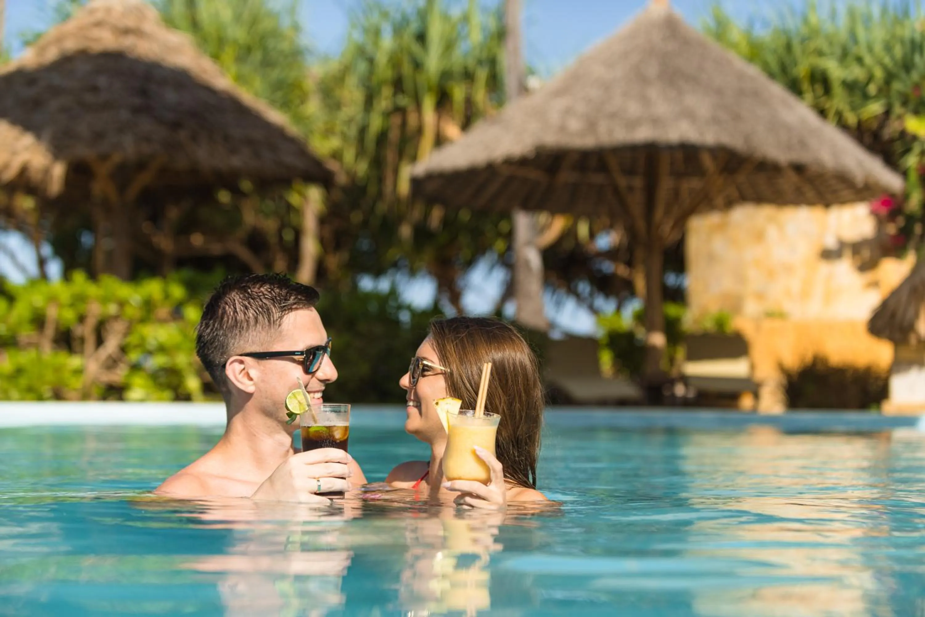 Pool view in Zanzibar Queen Hotel