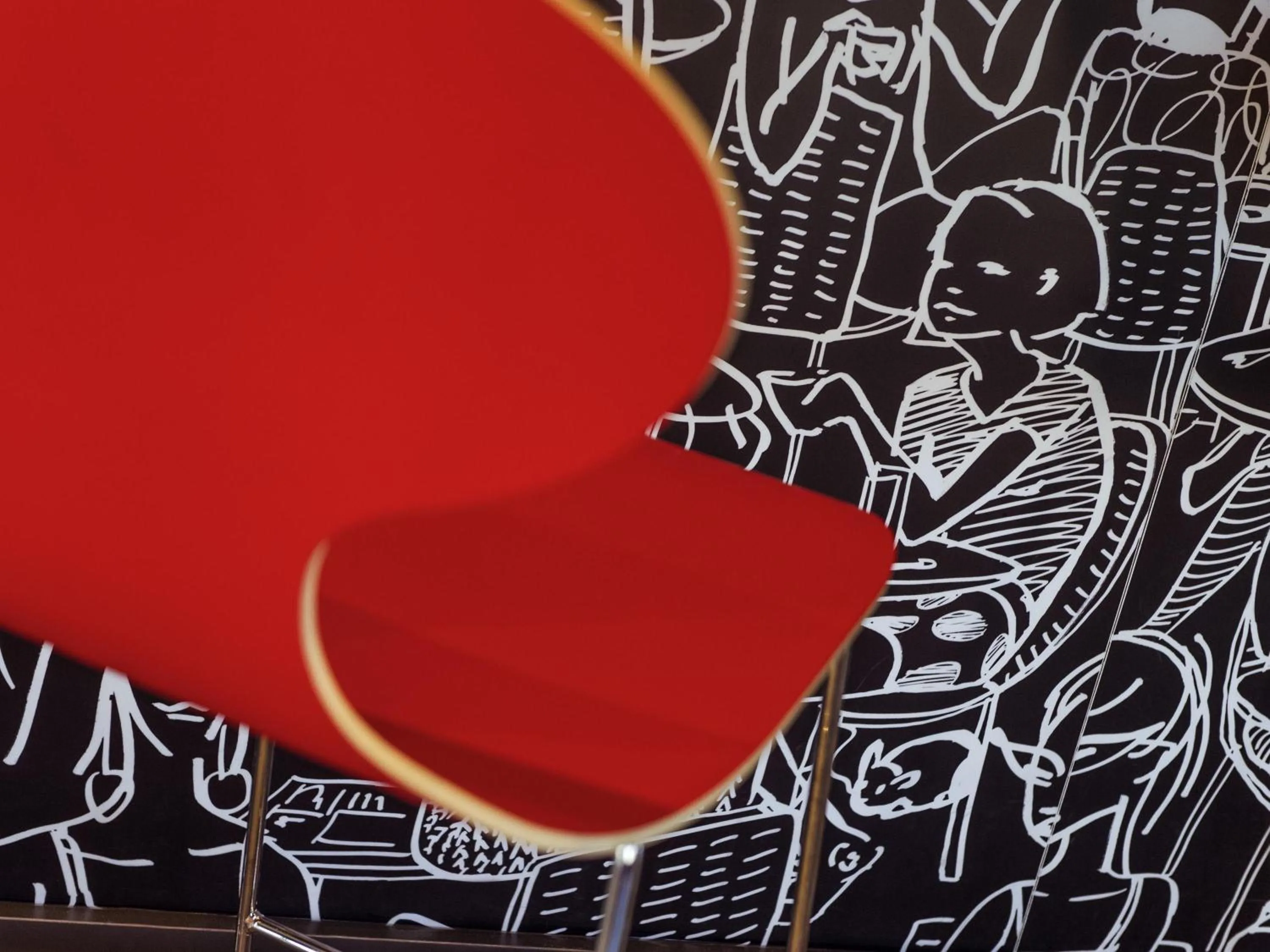 Lounge or bar in ibis Hotel Brussels Airport