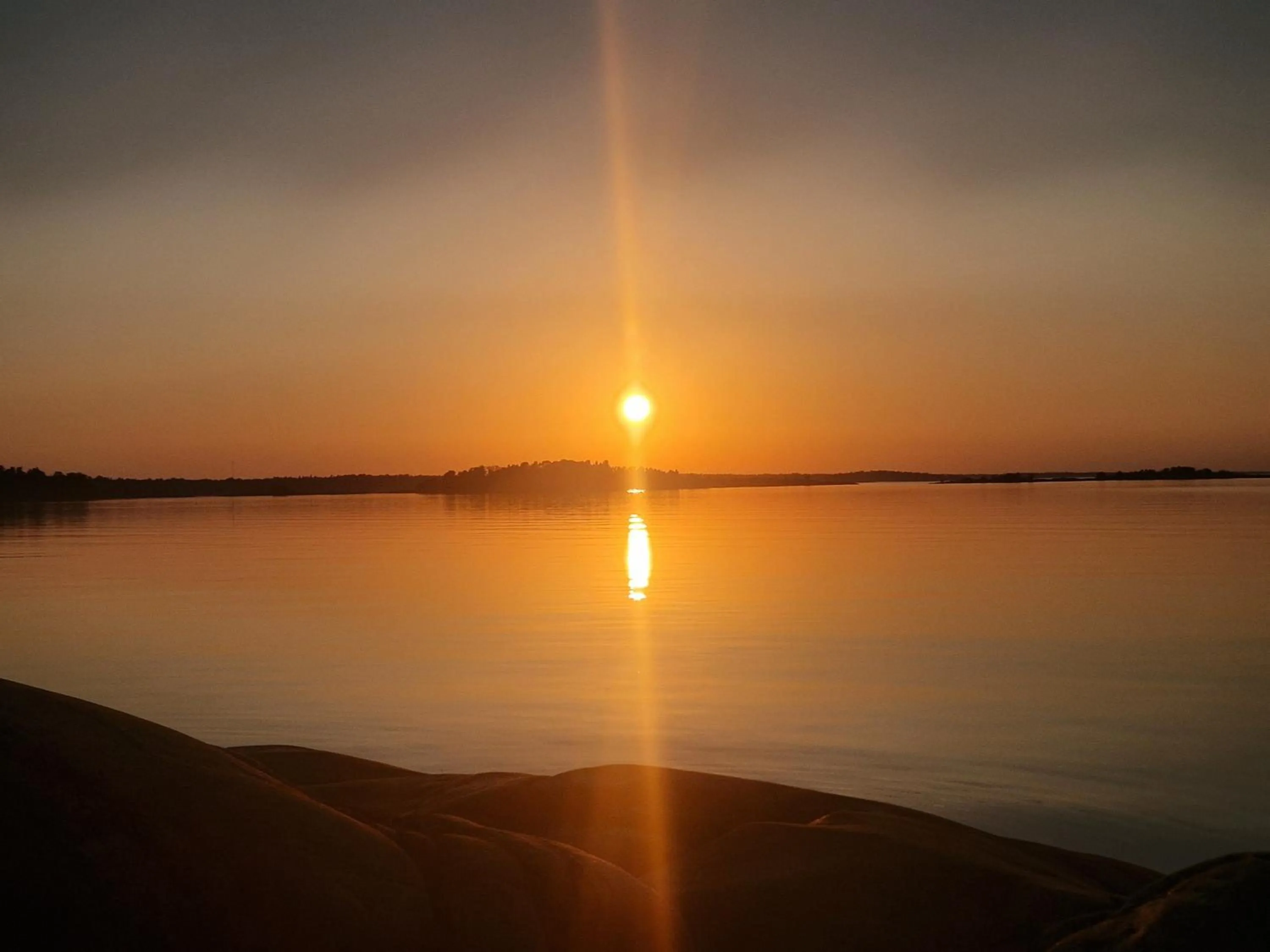 Sunset in Gårdshotell Klockargården Öregrund