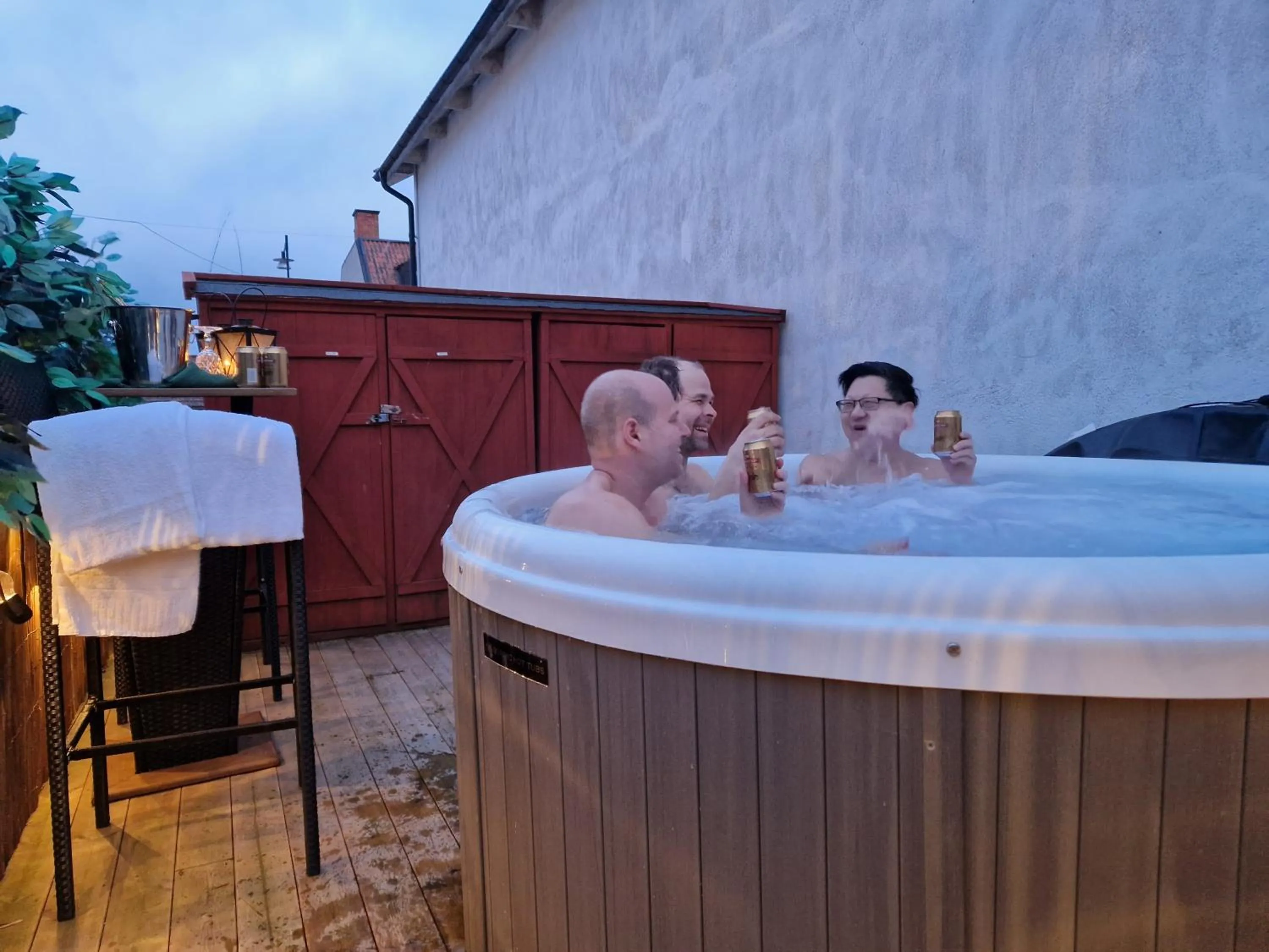 Swimming pool in Gårdshotell Klockargården Öregrund
