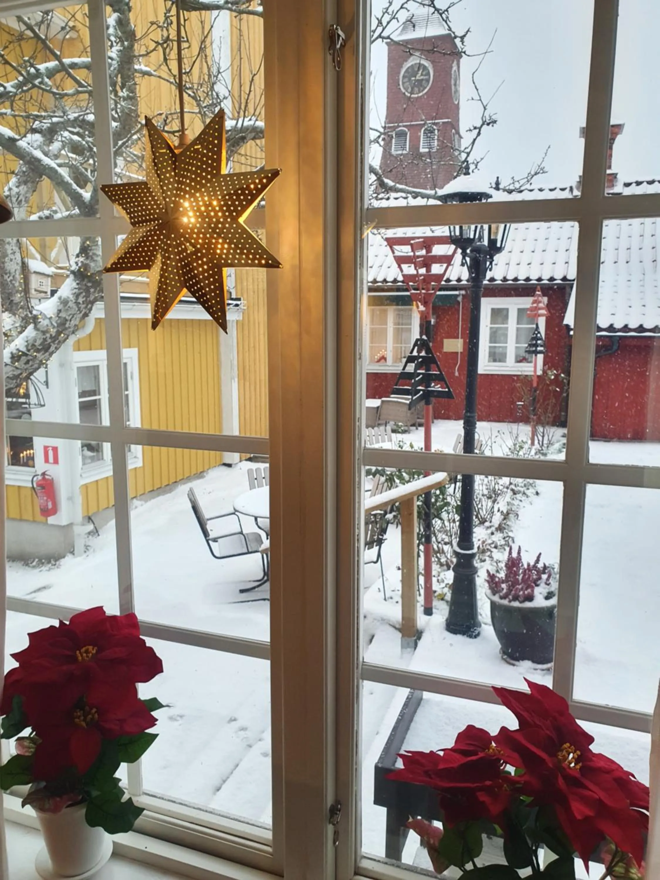 Breakfast in Gårdshotell Klockargården Öregrund