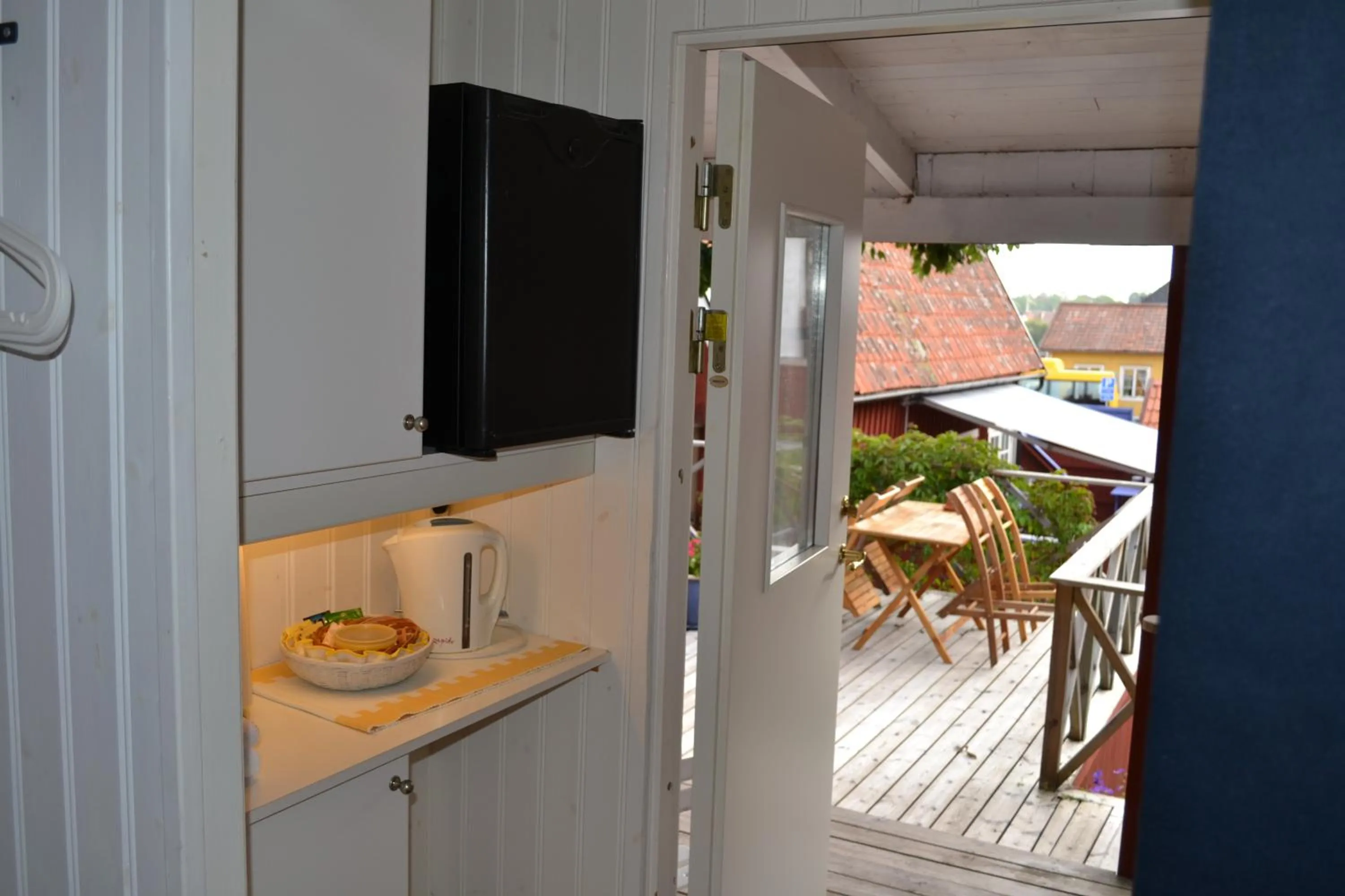 Coffee/tea facilities in Gårdshotell Klockargården Öregrund